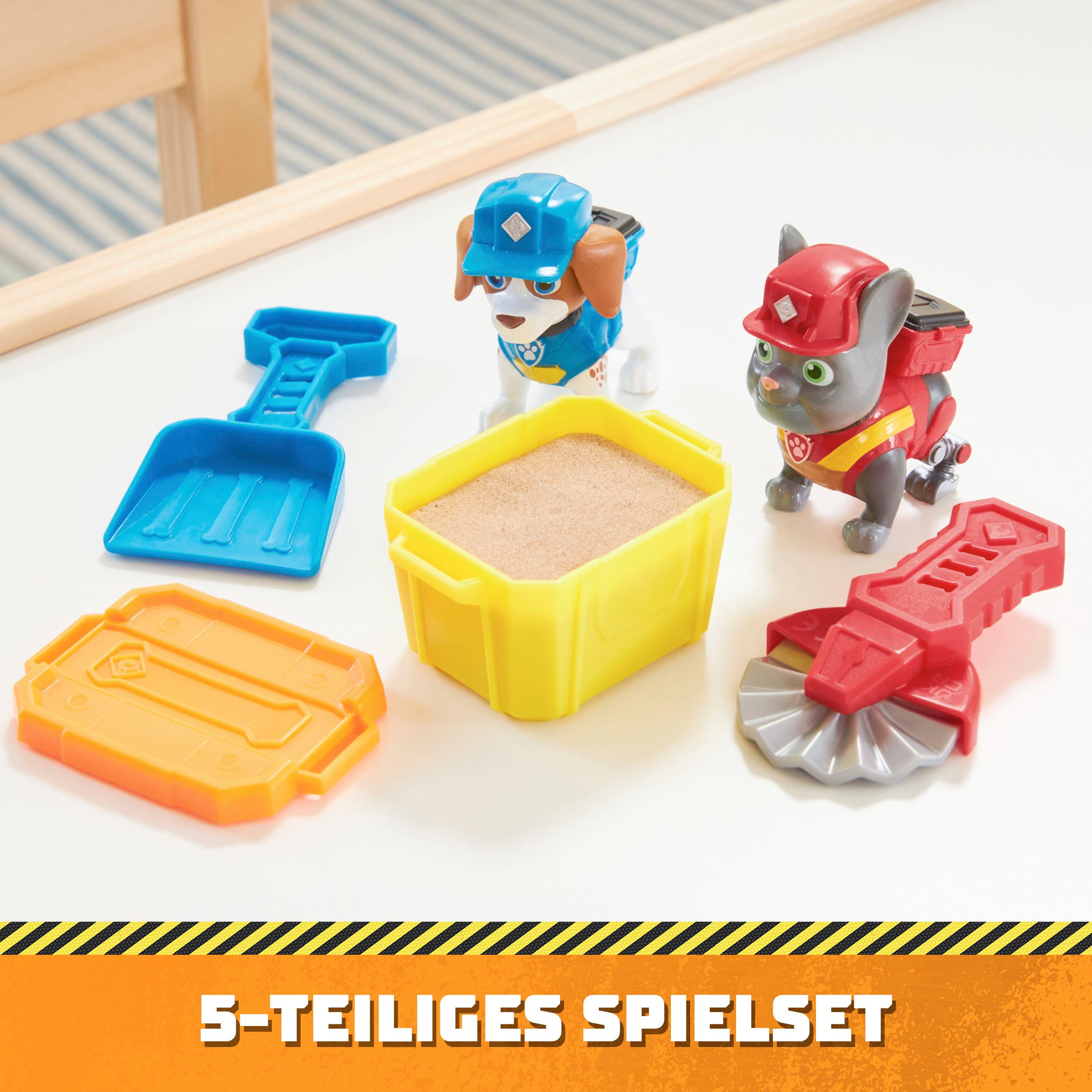 Spin Master Speelwereld Rubble & Crew - Figuren Set Solid Charger & Wheeler