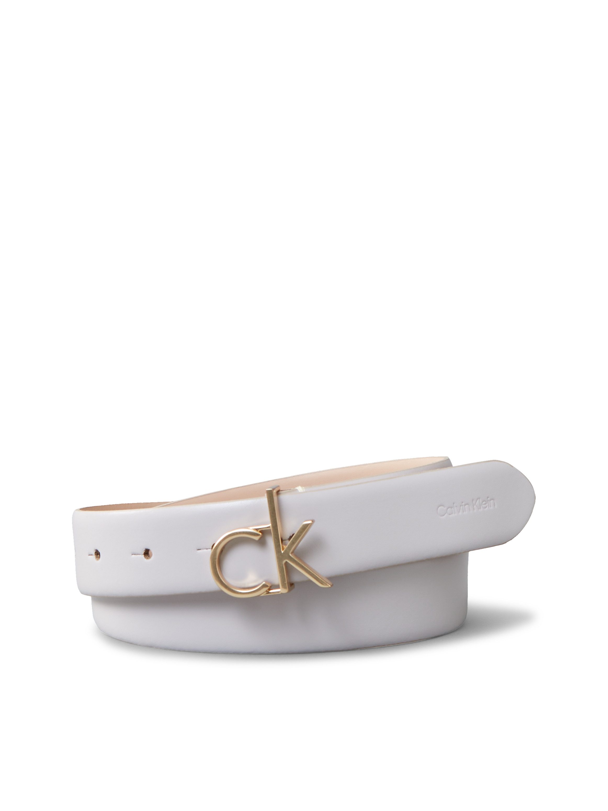 Calvin Klein Leren riem CK BUCKLE BELT 30MM