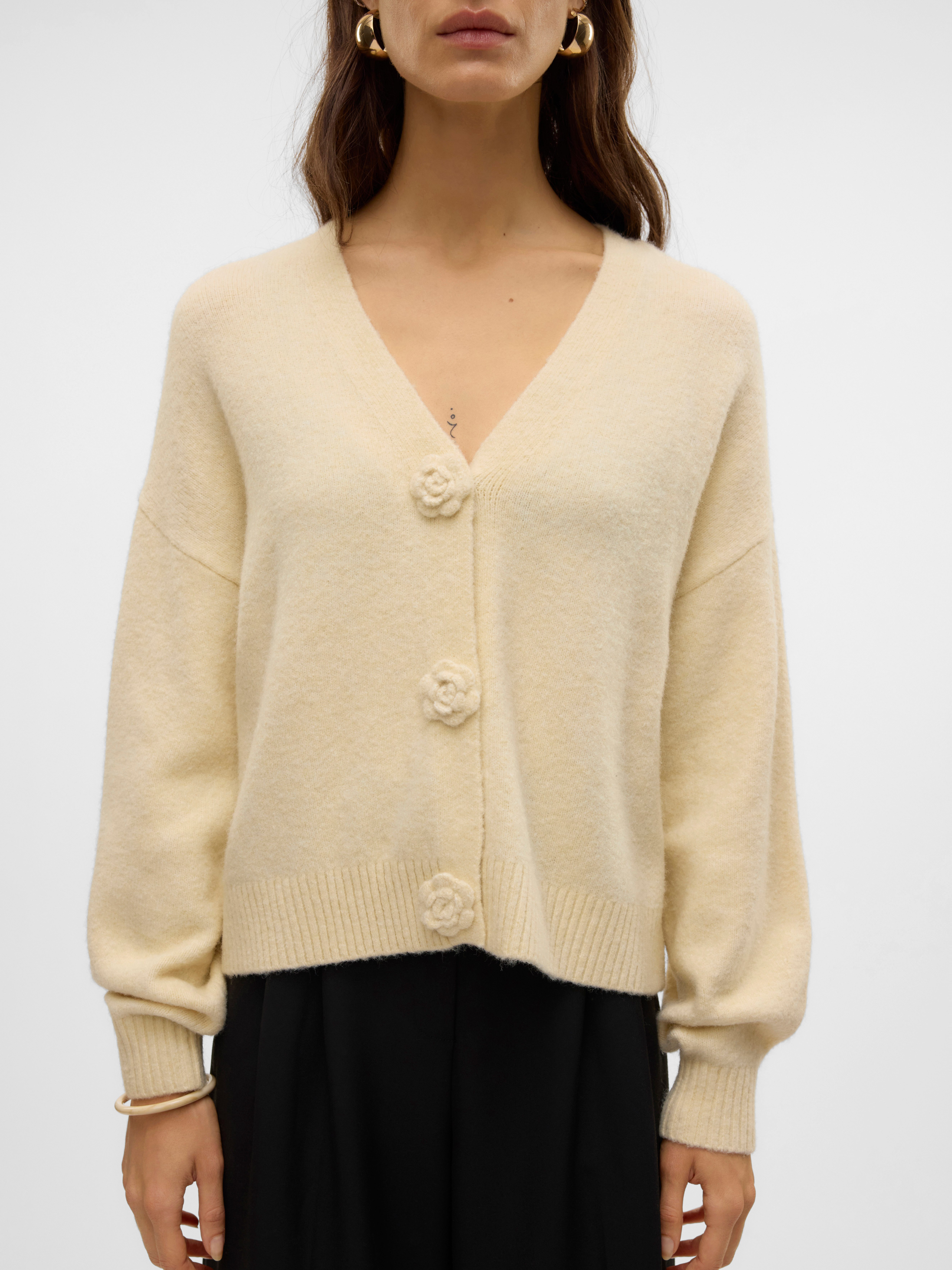 Vero Moda Vest VMCECILY LS V-NECK CARDIGAN GA