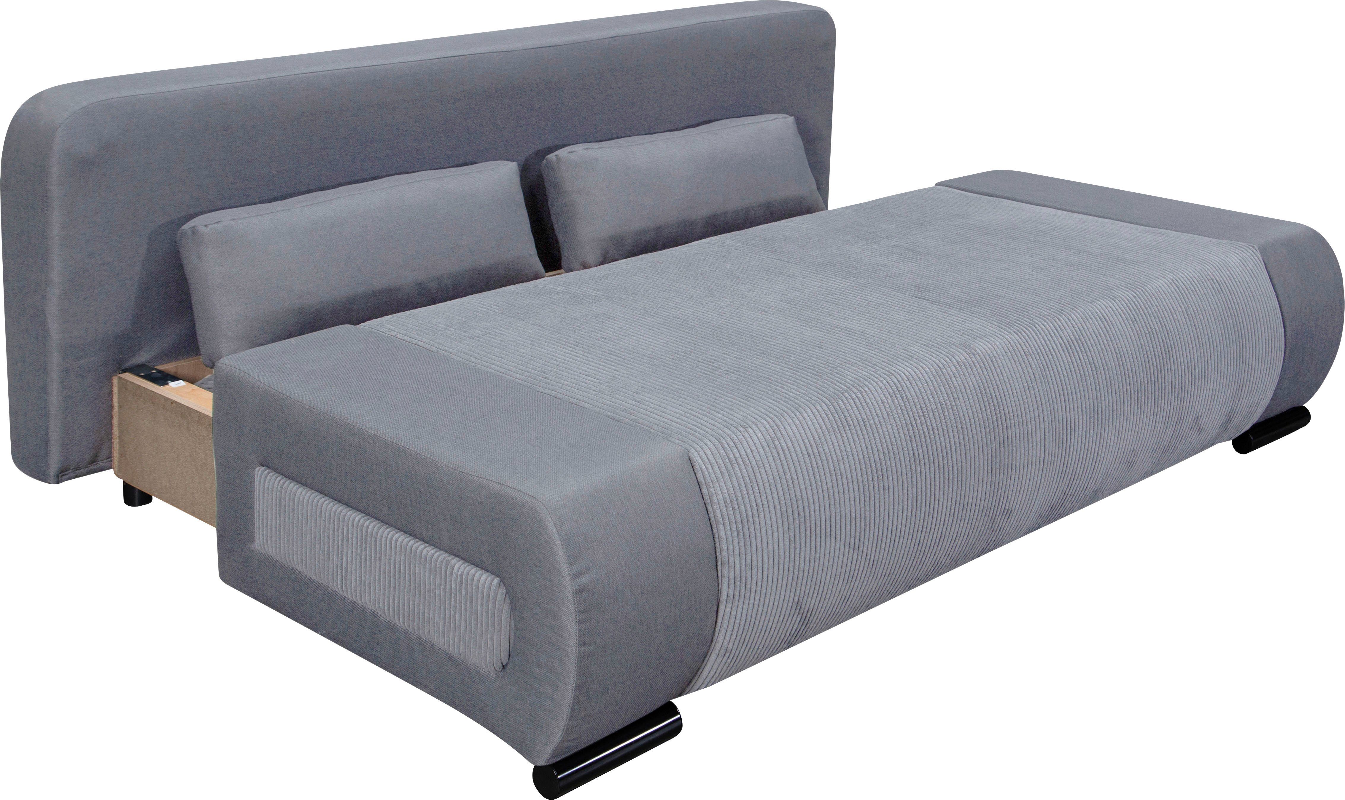 COLLECTION AB Slaapbank Moritz met slaapbank functie en bedbox, comfortabele binnenvering