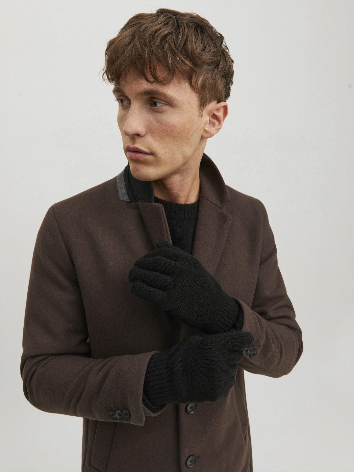 Jack & Jones Gebreide handschoenen Gloves JACBARRY GEHAKTE HANDSCHOENEN NOOS