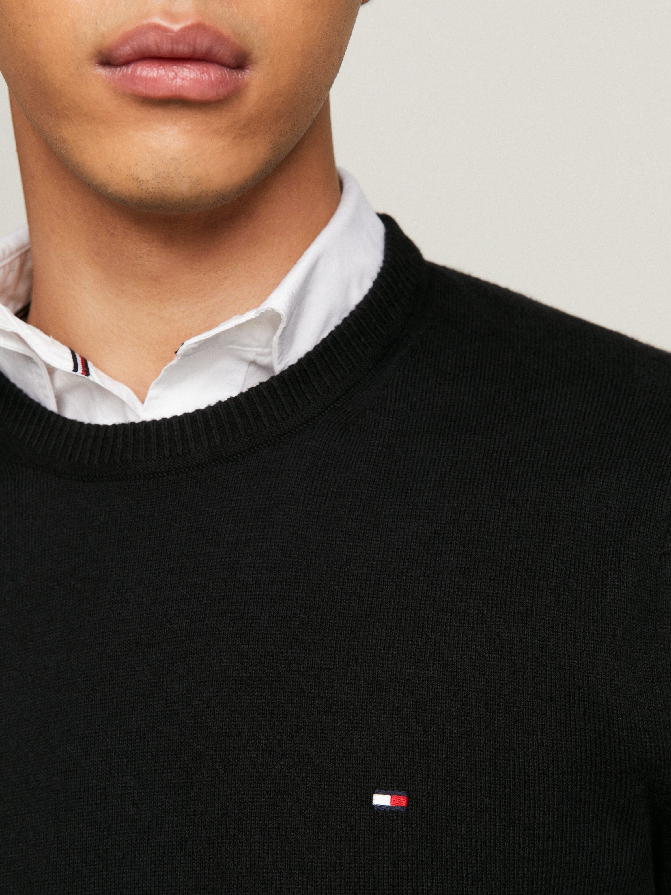 Tommy Hilfiger Trui met ronde hals PIMA ORG CTN CASHMERE CREW NECK