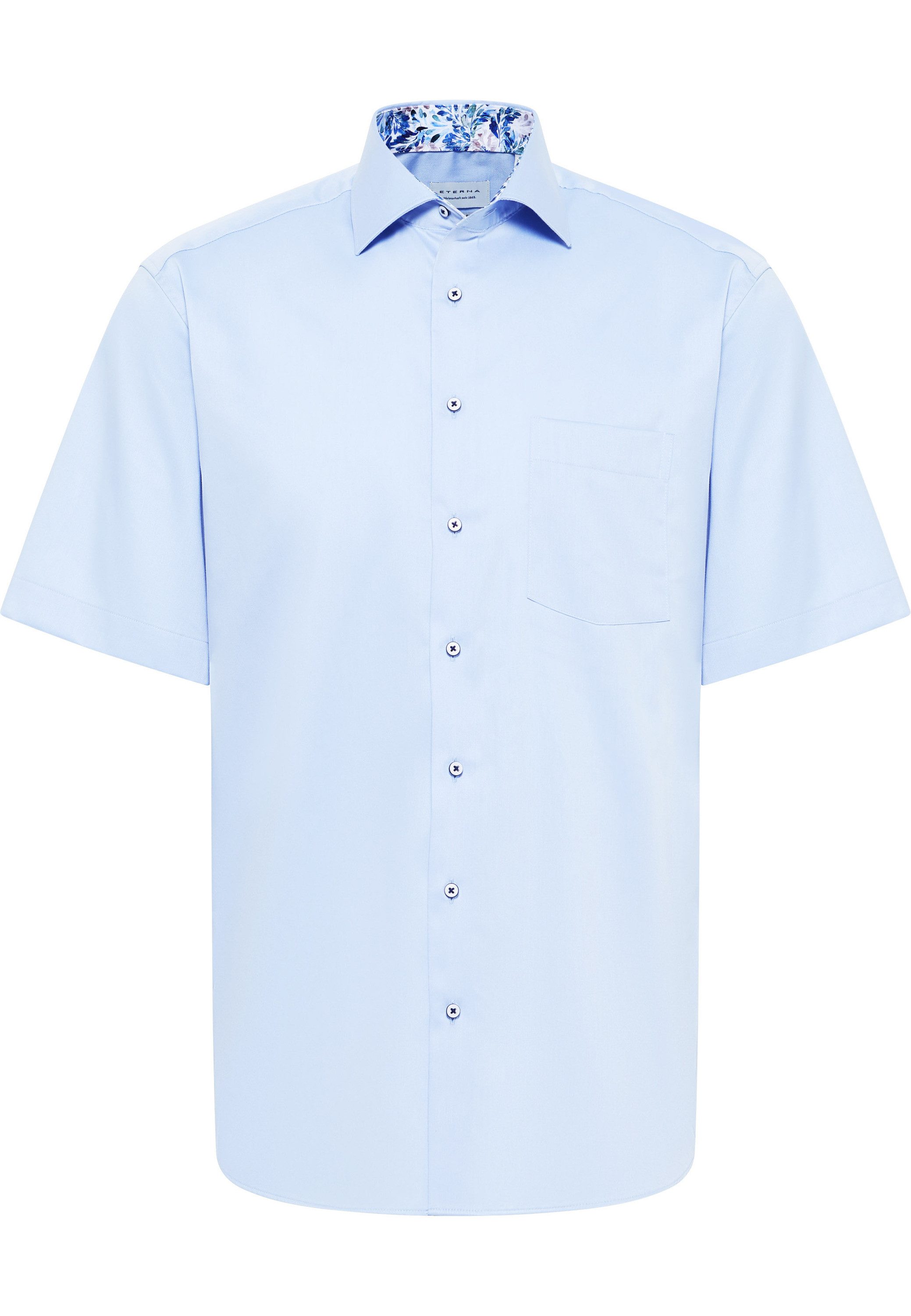 Eterna Overhemd met korte mouwen MODERN FIT NON IRON (strijkvrij)