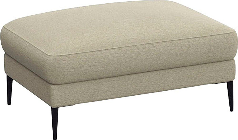 FLEXLUX Poef Belle gestoffeerde hocker, zithocker Scandinavisch design, in een sublieme verwerking