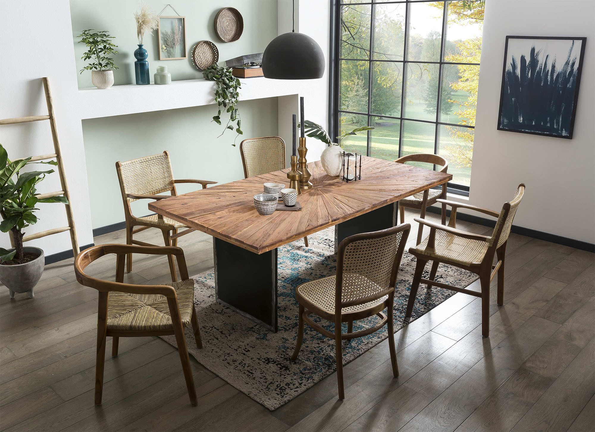 INOSIGN Eettafel met extravagant zonnenontwerp (1 stuk)