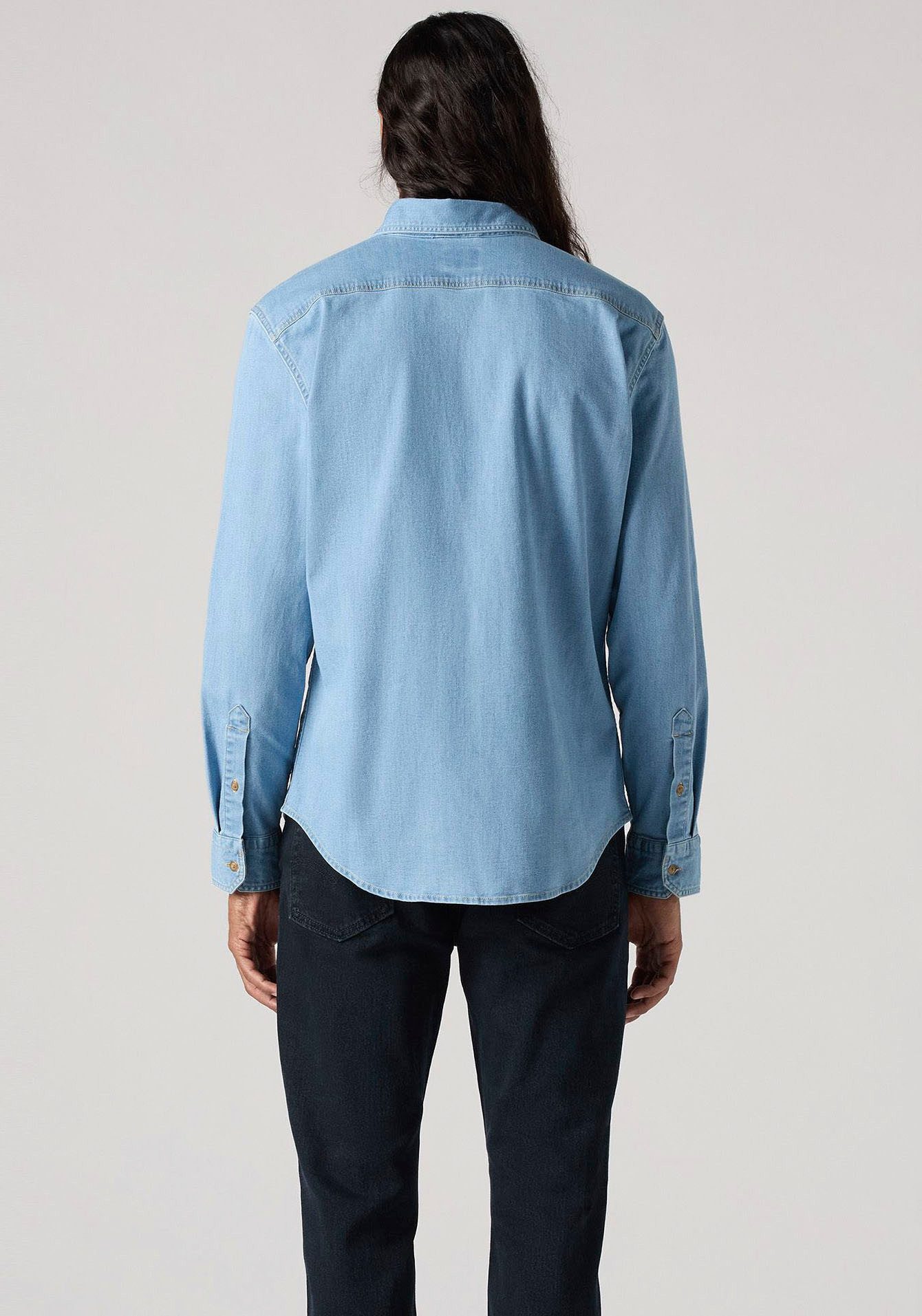 Levi's® Jeans overhemd LS BATTERY HM SHIRT SLIM van onderhoudsvriendelijke katoenmix
