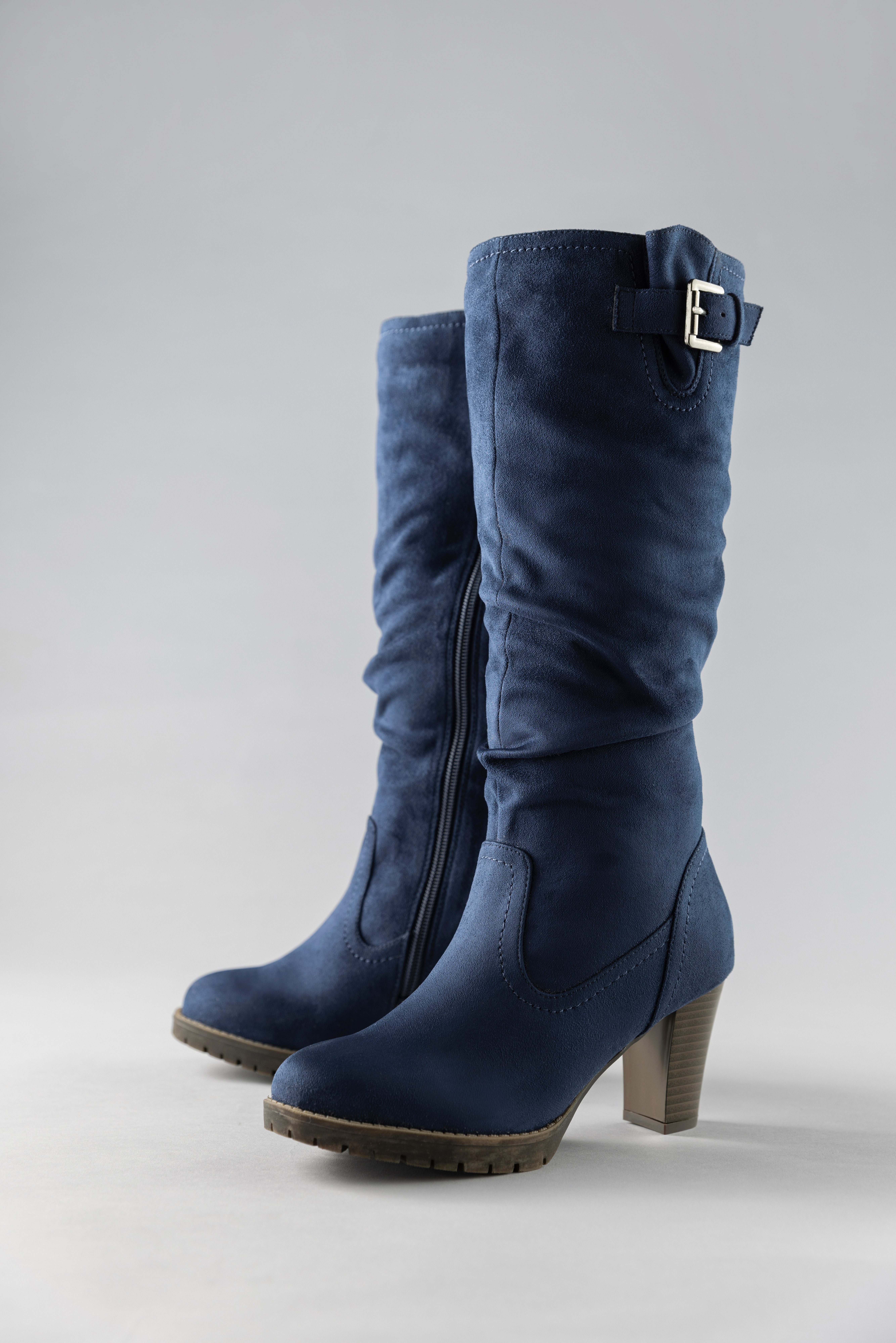 Aniston SHOES Laarzen met plooien aan de slouchy schacht - nieuwe collectie