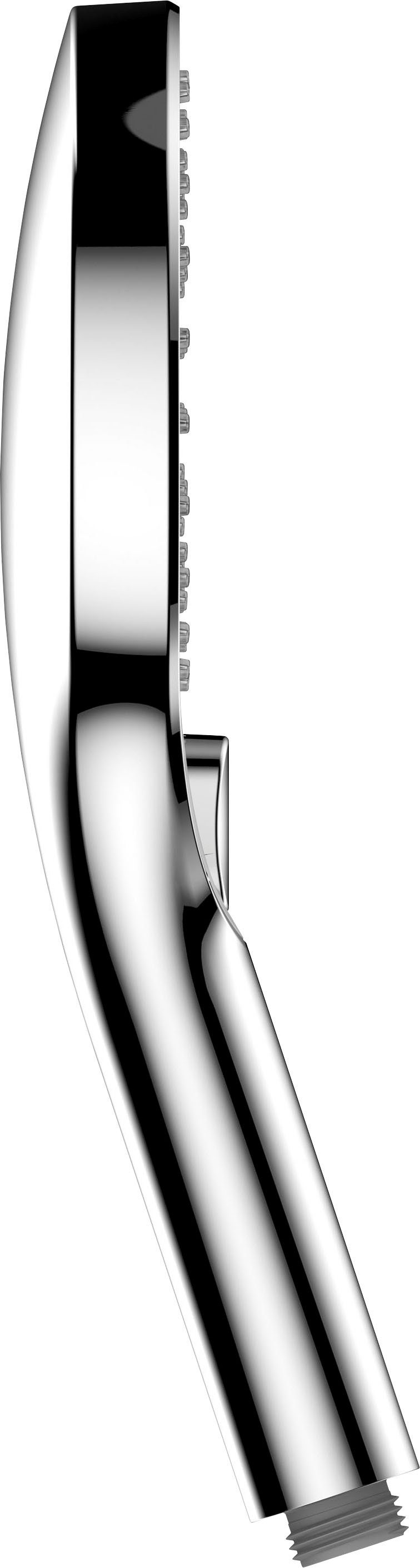 WENKO Handsproeier Ultimate Shower Chroom/Wit, Ø 13 cm (1-delig)