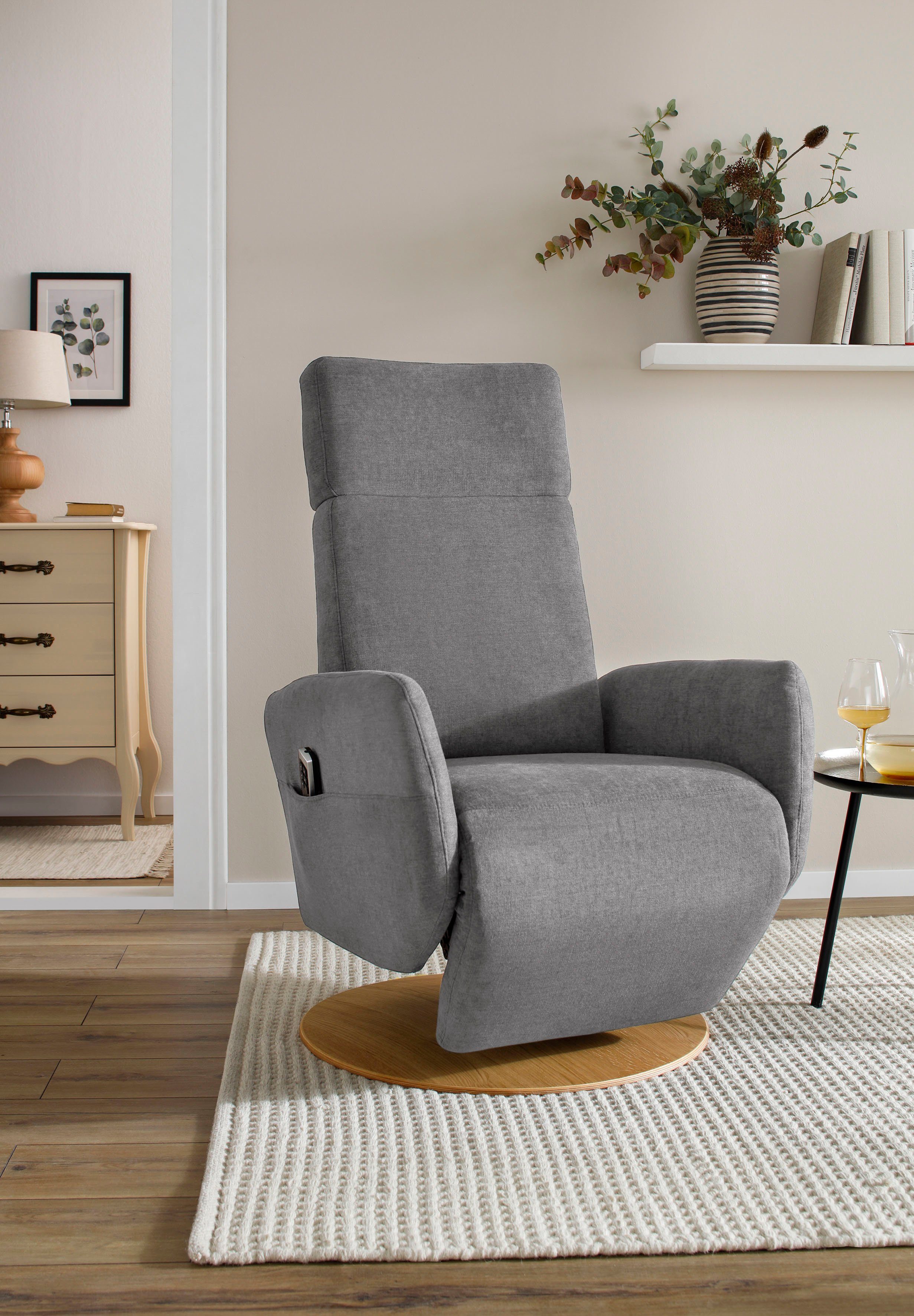 Places of Style Relaxfauteuil Conville naar keuze met 2 motoren, 2 motoren en accu of met 2 motoren 