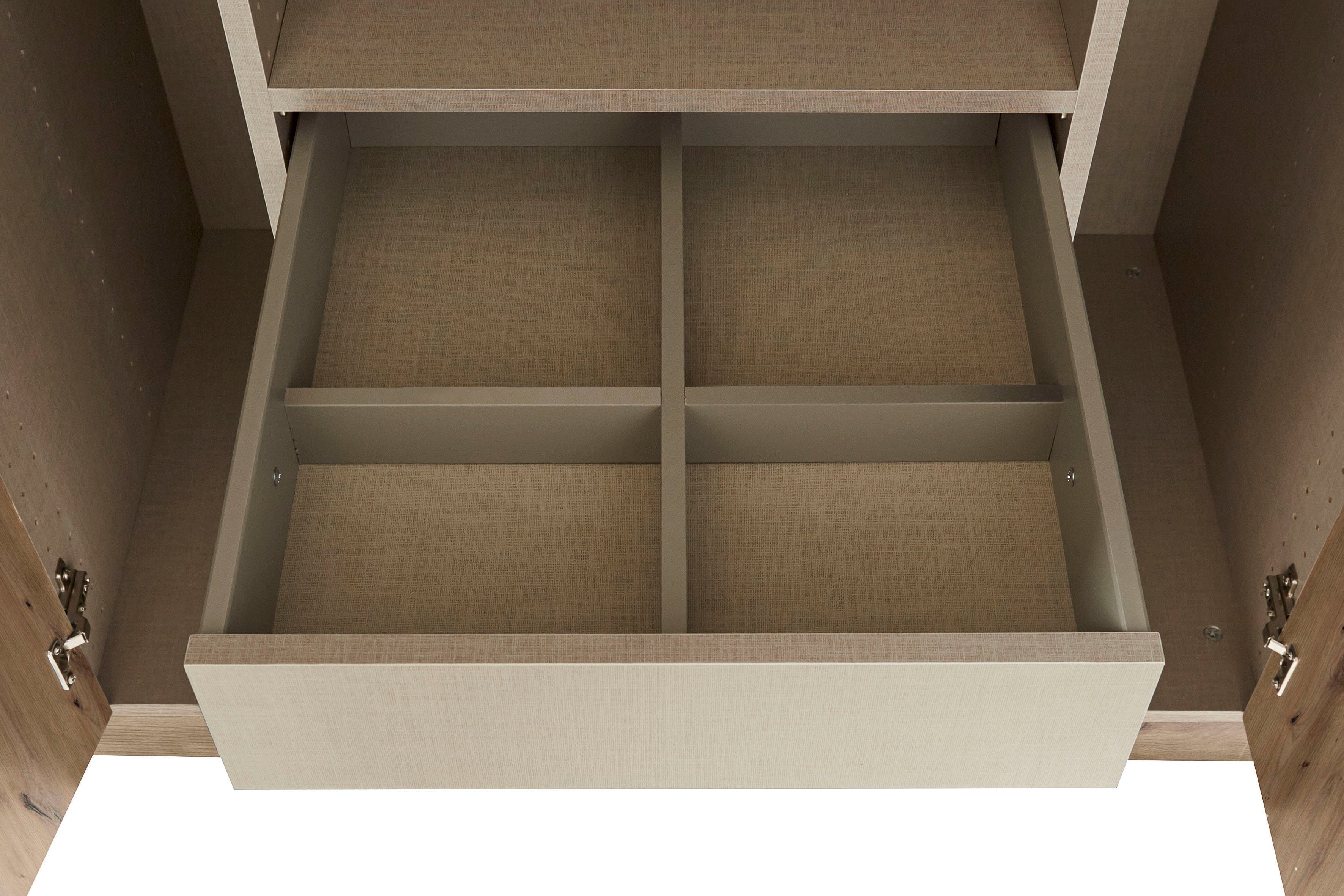 rauch Draaideurkast Kledingkast kast garderobe TOPSELLER OTELI incl. binnenindeling met 3 binnenlades extra planken optioneel met spiegel made in germany