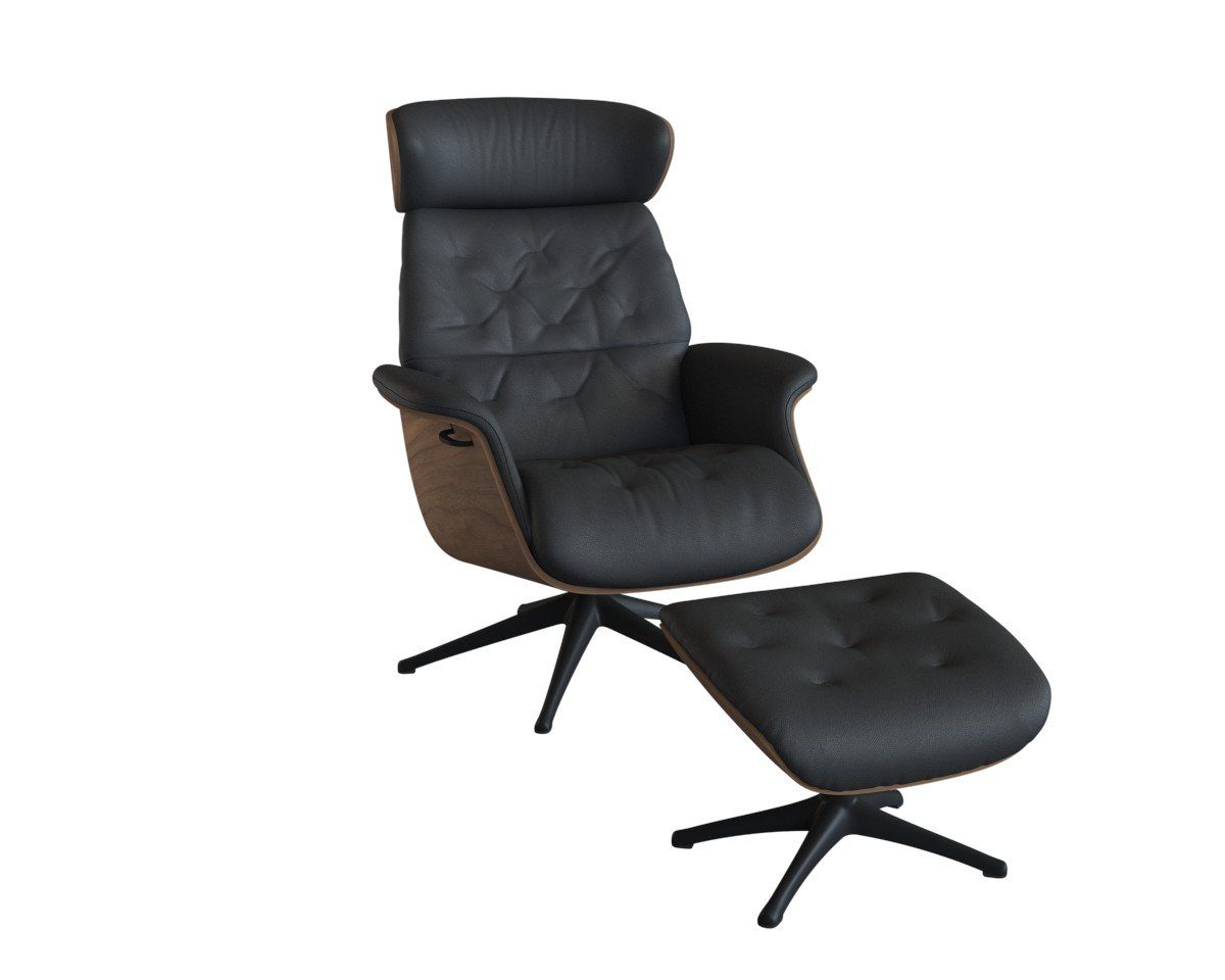 FLEXLUX Relaxfauteuil Volden, functionele stoel, gestoffeerde stoel, armleuningen, TV-fauteuil