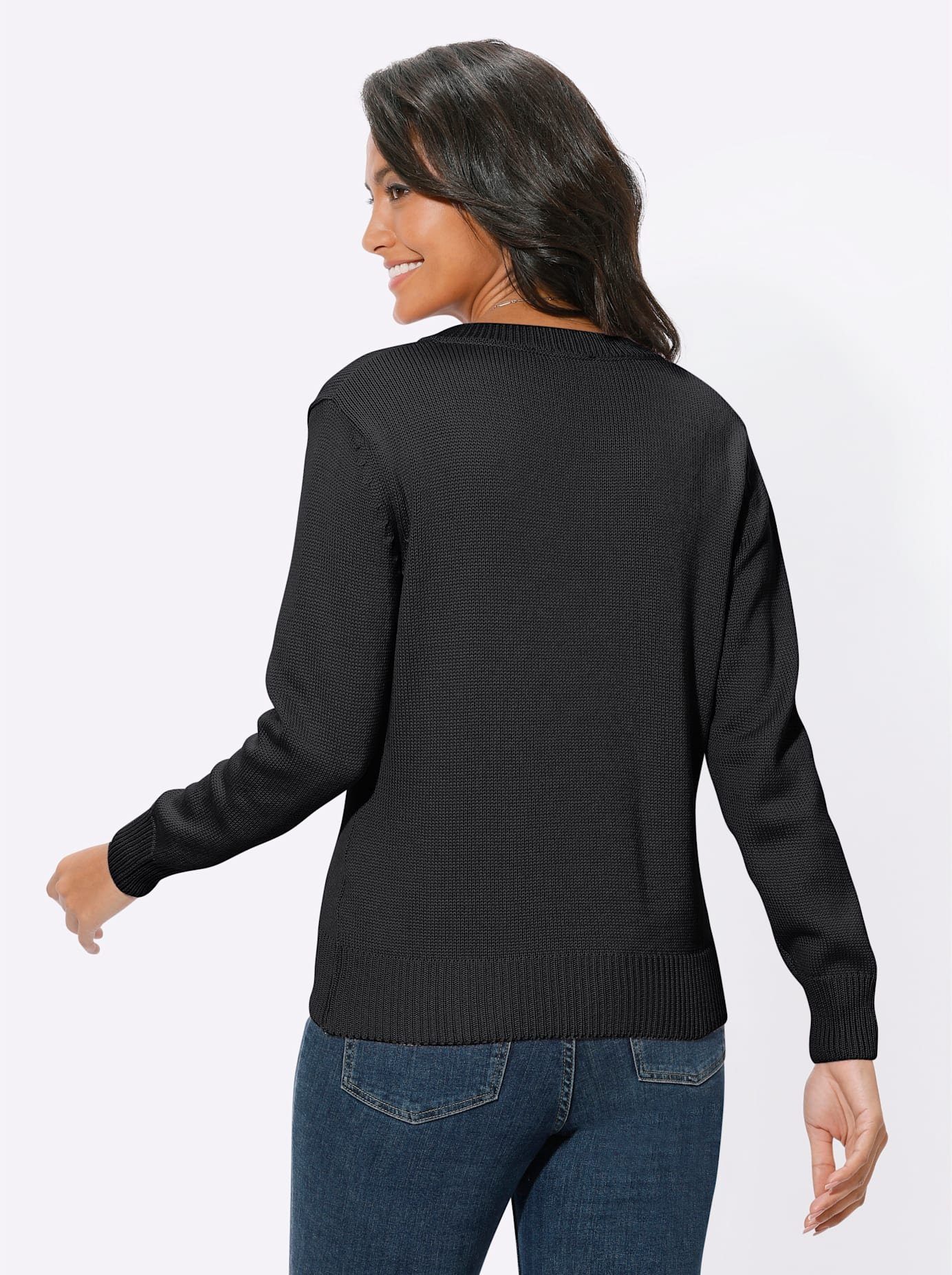 Casual Looks Trui met V-hals Trui