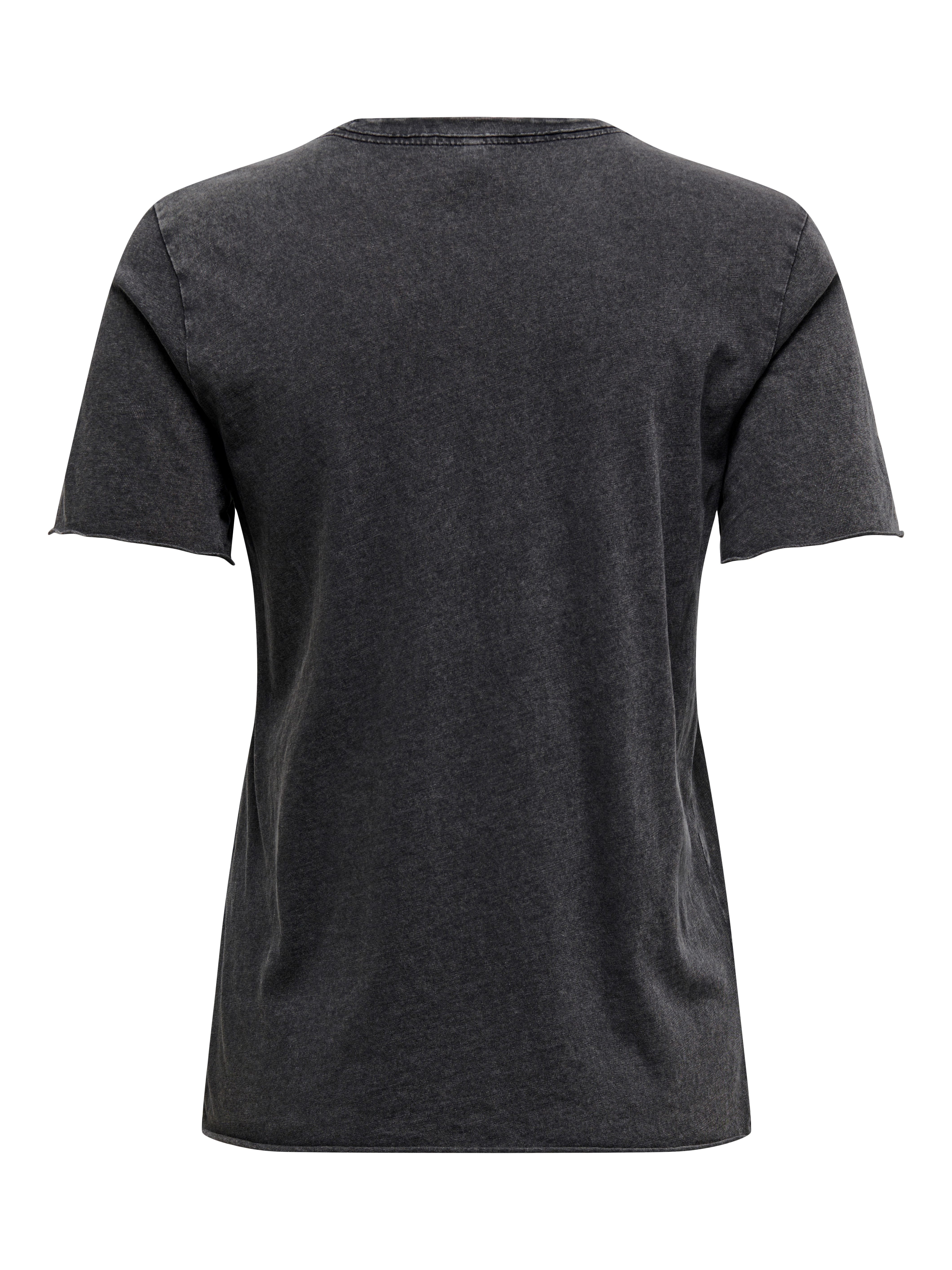 Only Shirt met ronde hals ONLLUCY REG S/S TOP JRS NOOS