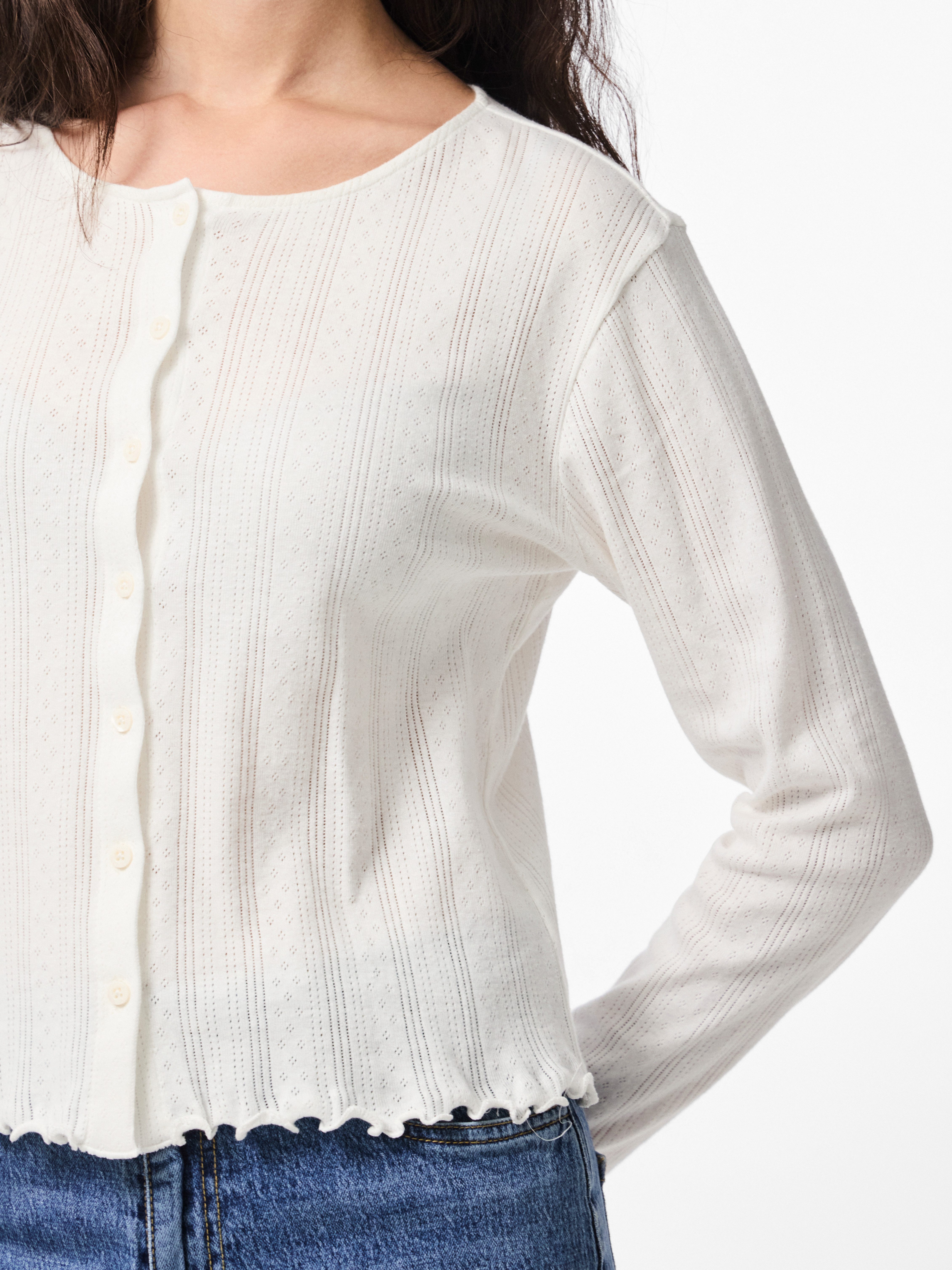 pieces Vest PCMARIE LS POIN CARDIGAN JRS NOOS BC