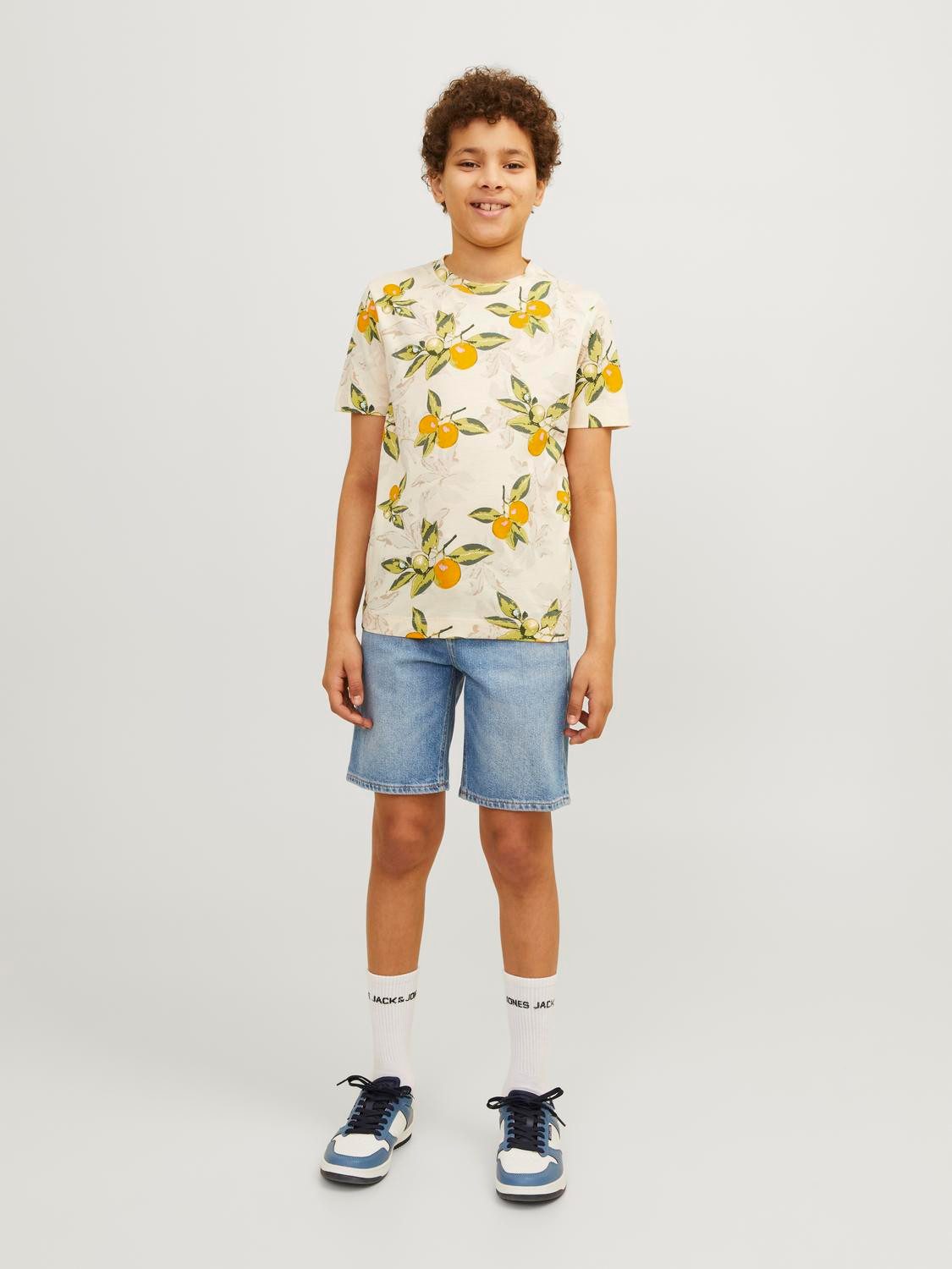 Jack & Jones Junior Jeansshort JJICHRIS JJORIGINAL SHORTS MF 920 SN JNR