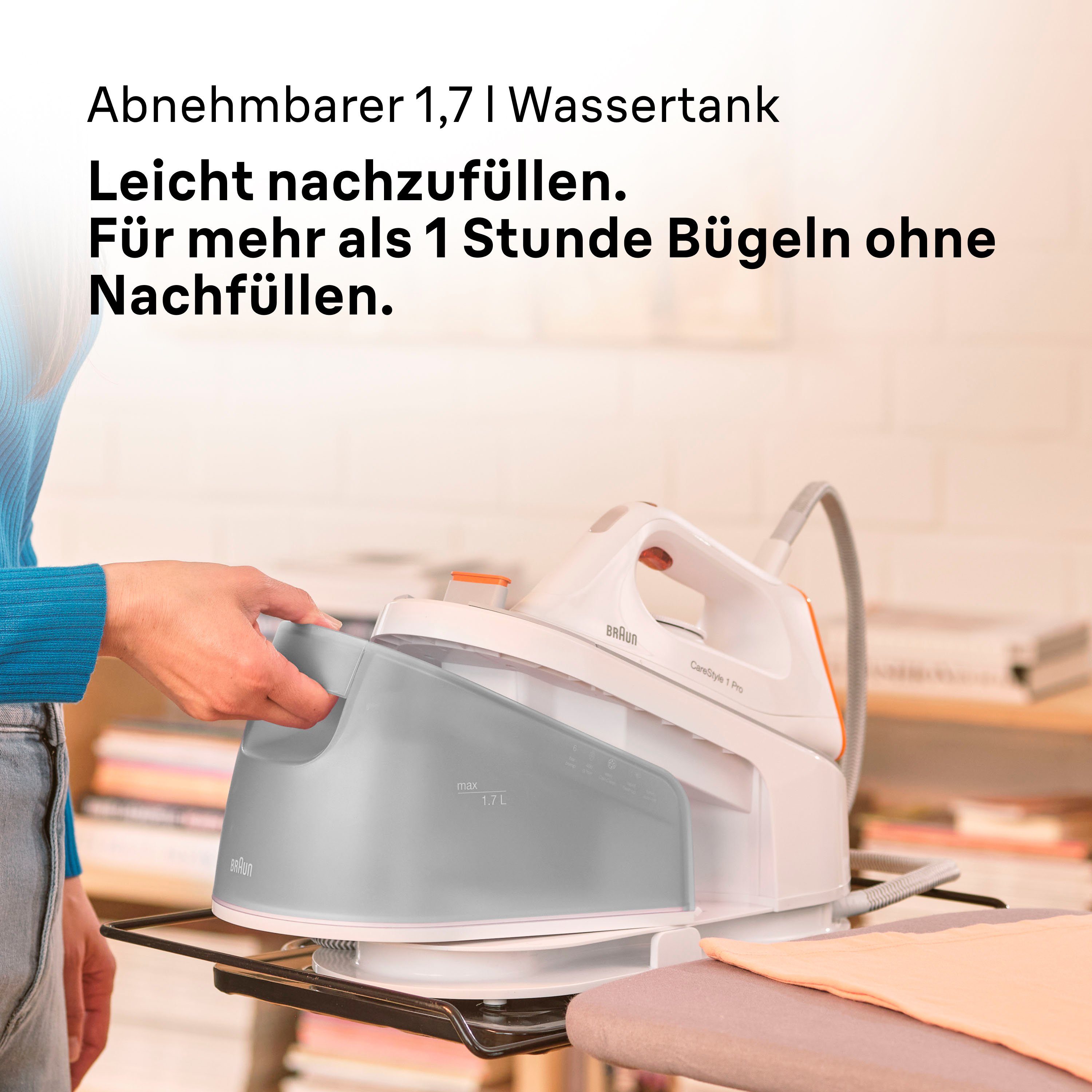 Braun Stoomstrijkstation Braun CareStyle 1 Pro IS1511WH