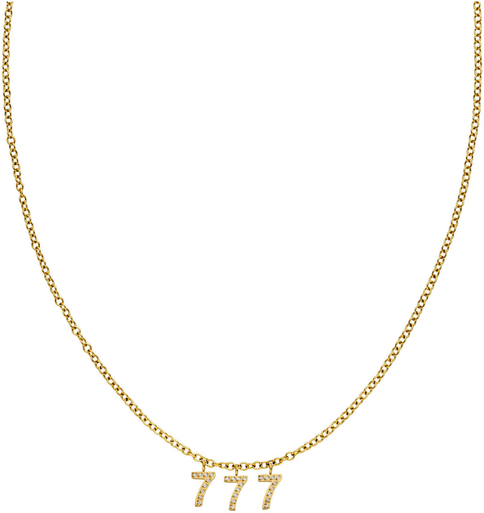 Purelei Ketting met hanger Sieraad cadeau Engel nummers, 23401, 111-222-444-777 dames kettingen goud