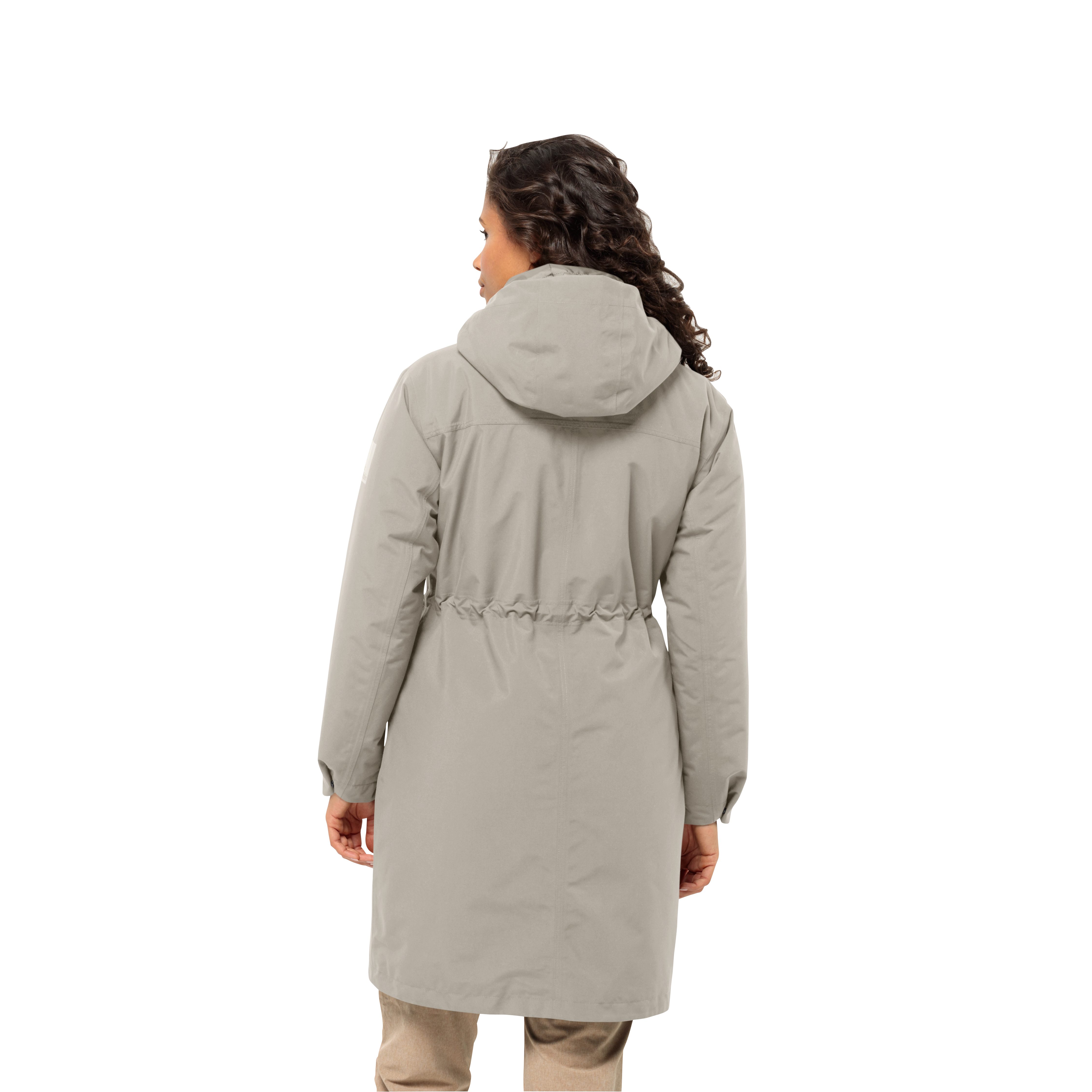 Jack Wolfskin Functionele 3-in-1-jas EISWALD 3IN1 PARKA W met sherpa fleece binnenjas en afneembare capuchon