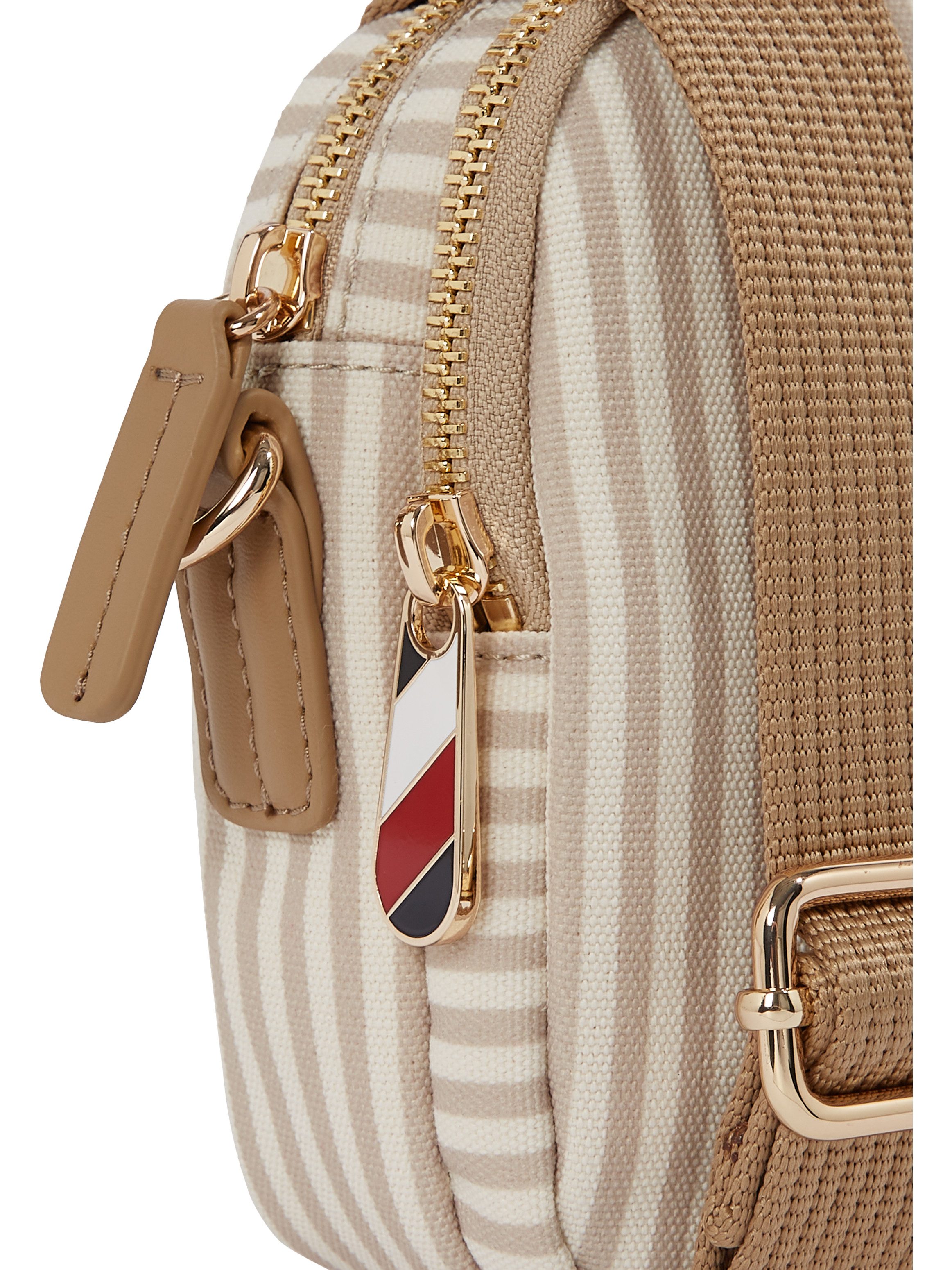 Tommy Hilfiger Camerazak POPPY SUMMER CAMERA BAG , dames schoudertas, handtas, minibag met strepen