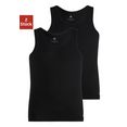 adidas sportswear muscle-shirt (set van 2) zwart