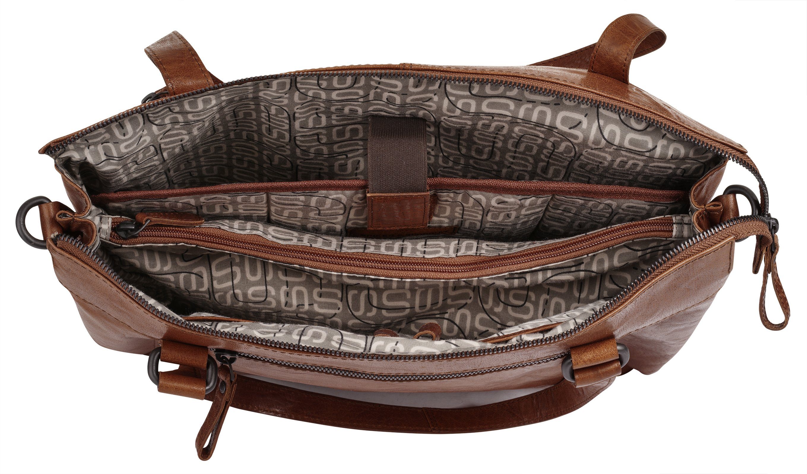 Spikes & Sparrow Shopper echt leder