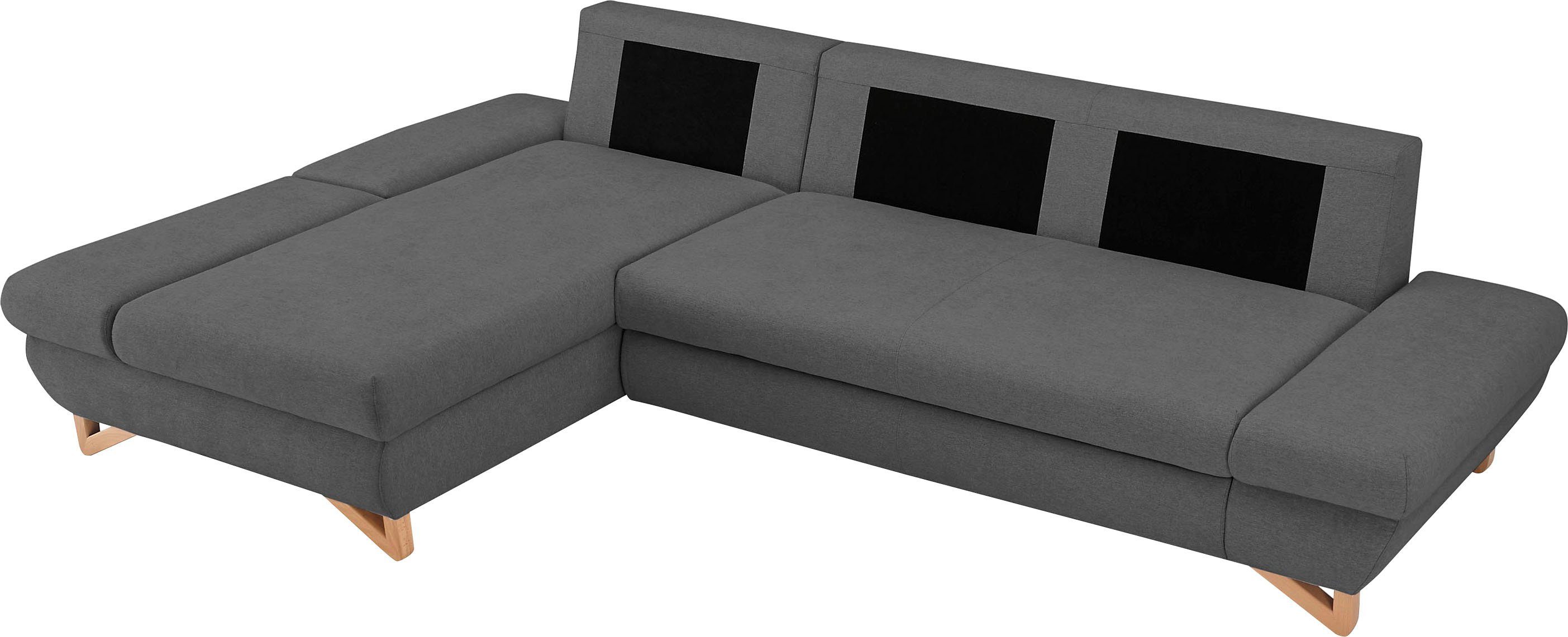 INOSIGN Slaapbank City/Giron comfortabele slaapbank (ligoppervlak 245 x 138 cm) en bedlade
