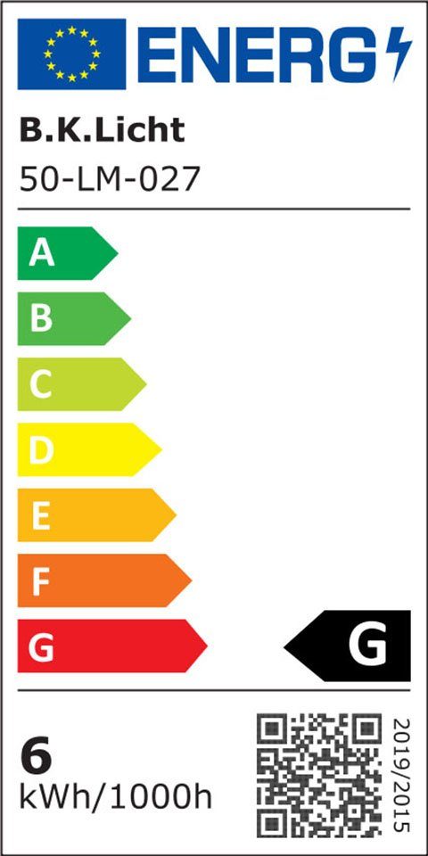 B.K.Licht Led-verlichting Smart Home LED-lamp, RGB, WiFi, appbesturing, dimbaar