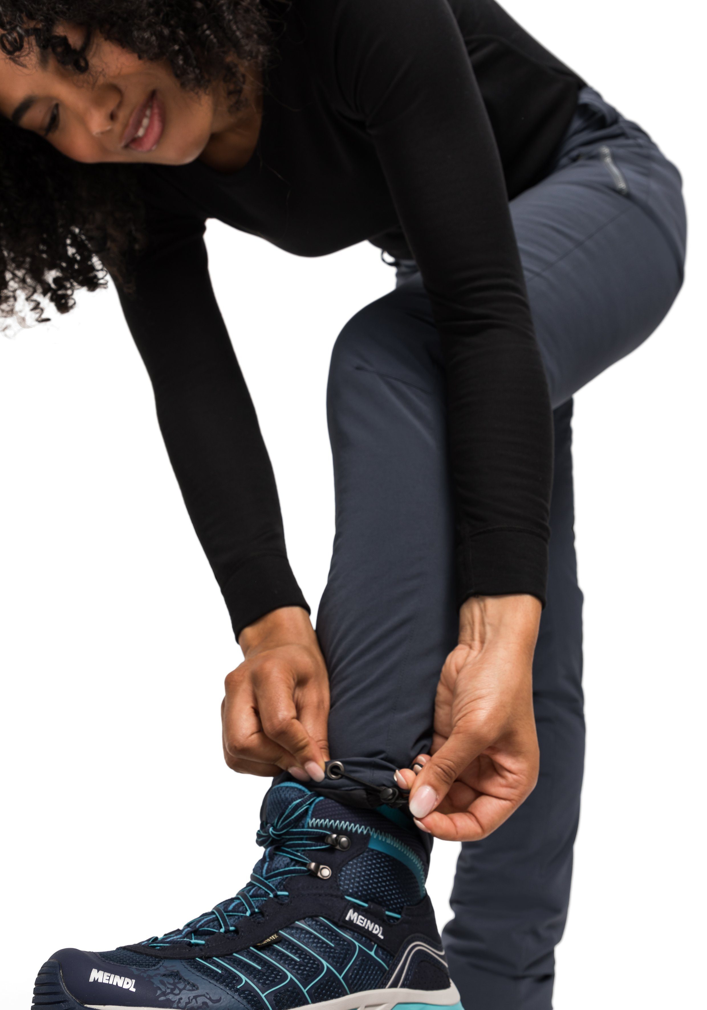 Maier Sports Outdoorbroek Lulaka Wool Dames winter wandelbroek, functionele broek met wolwattering