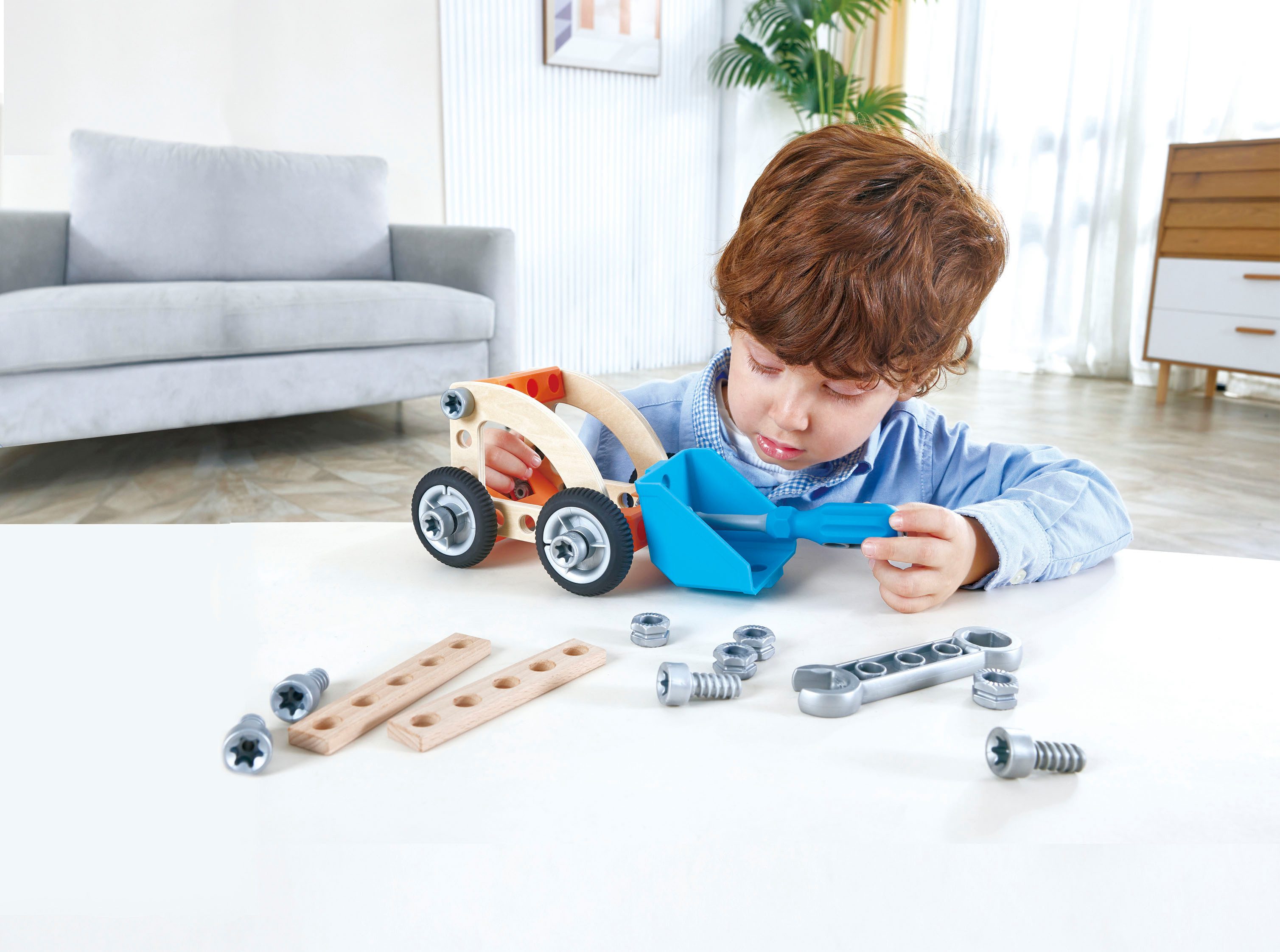 Hape Constructie-speelset Voertuig-constructieset