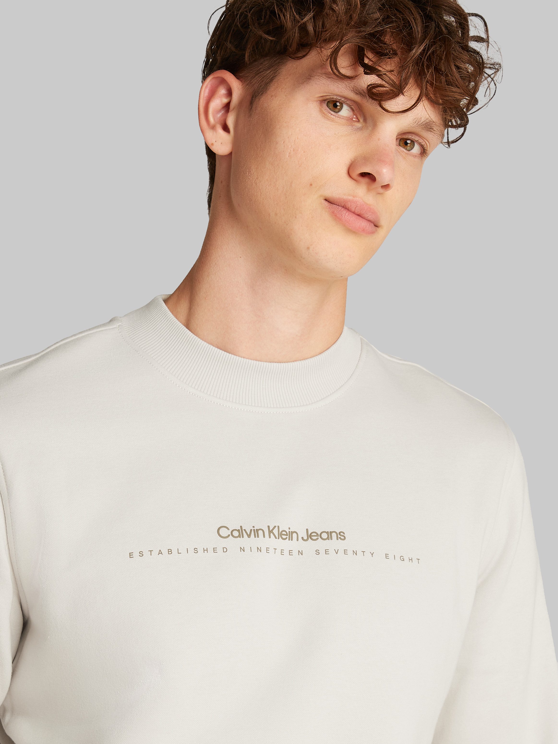Calvin Klein Sweatshirt MINIMAL LOGO CREW NECK
