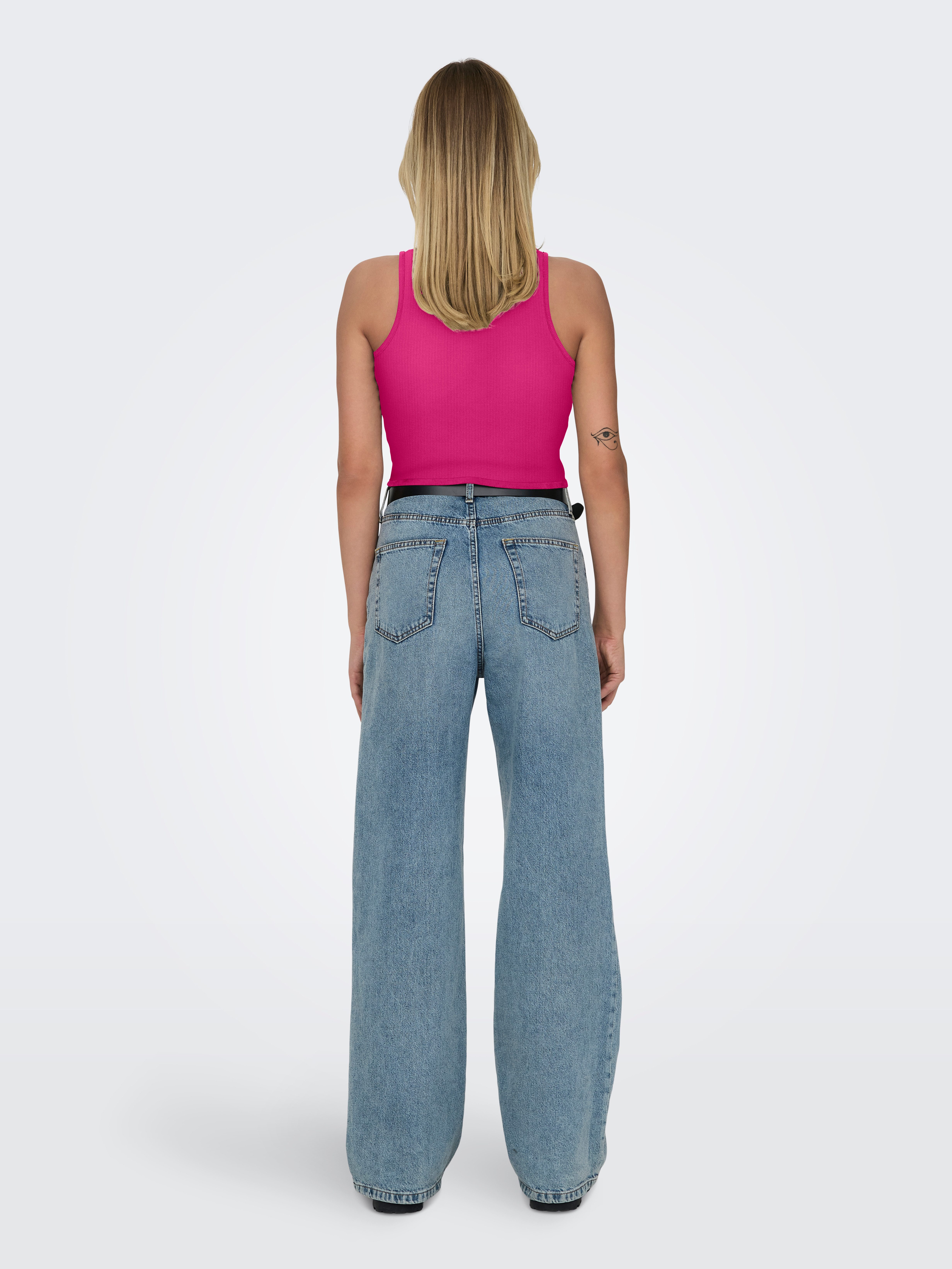 Only Crop-top ONLBELIA S/L CROP TOP CS JRS 2PACK (set, 2-delig)