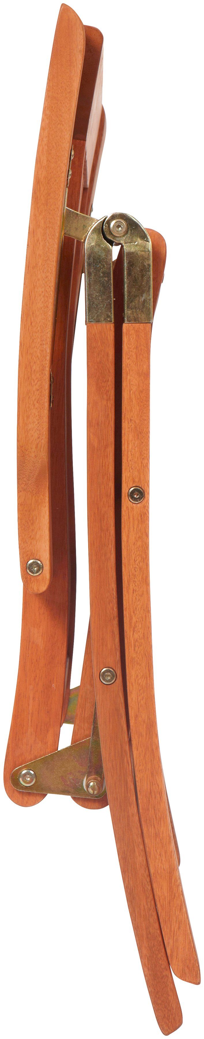 MERXX Tuinstoel Bordeaux, eucalyptushout (set, 2 stuks)
