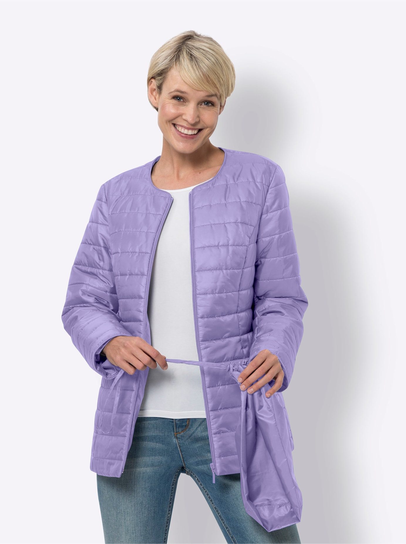Classic Basics Gewatteerde jas dames gewatteerde jassen maat 38 paars