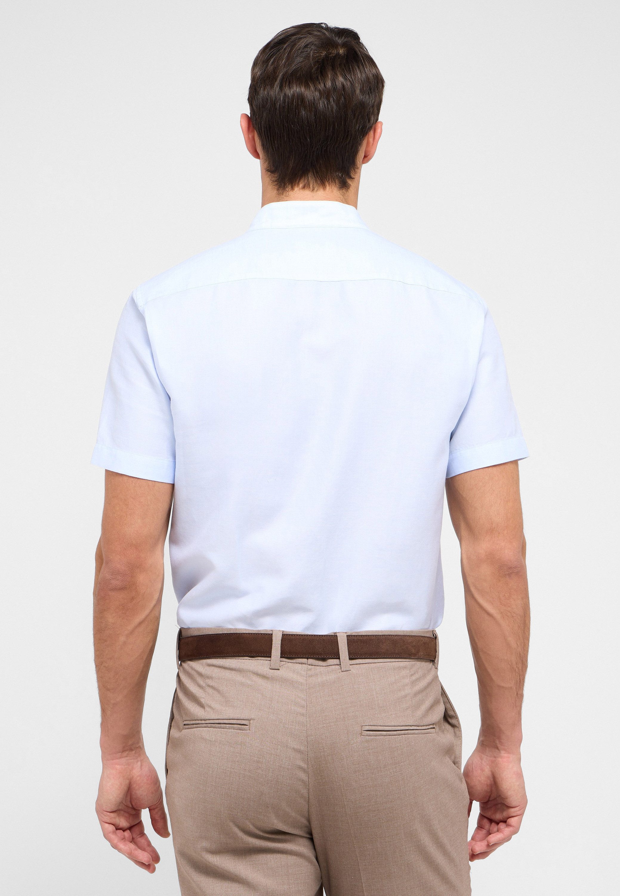 Eterna Overhemd met korte mouwen Slim fit EASY IRON (gemakkelijk te strijken)