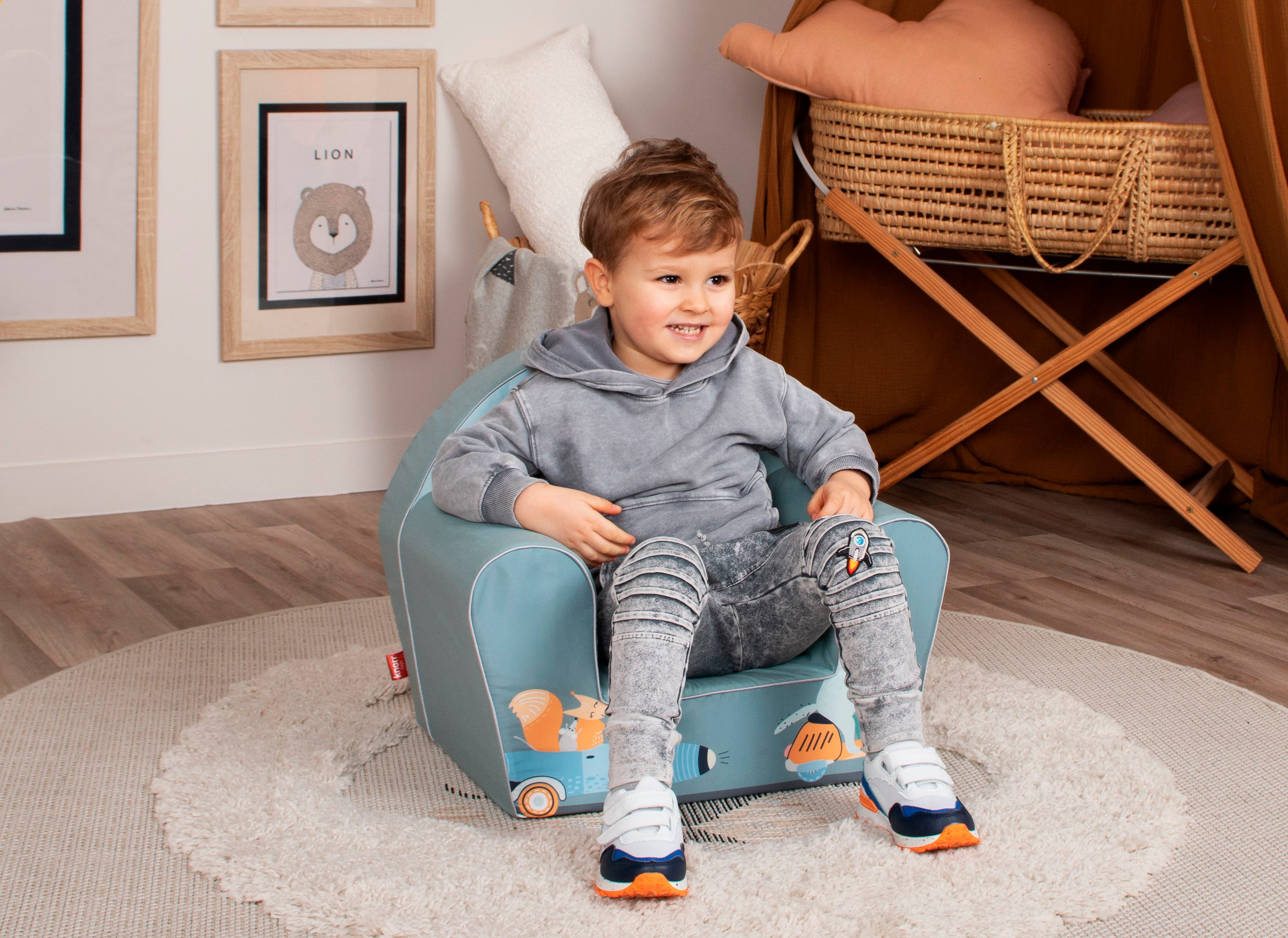 Knorrtoys® Fauteuil Bear and Friends voor kinderen, made in europe