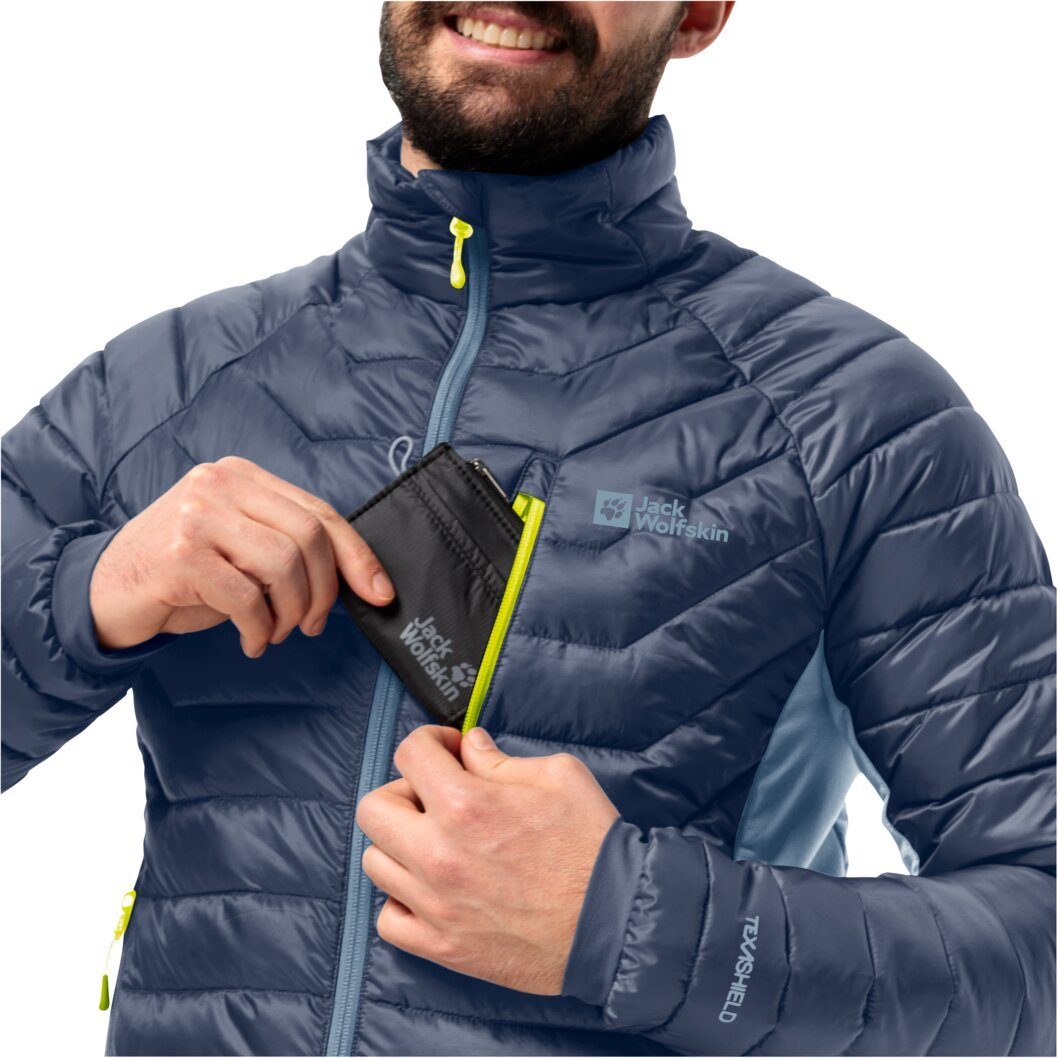 Jack Wolfskin Gewatteerde jas ROUTEBURN PRO INS JKT M winddicht zeer waterafstotend ademend