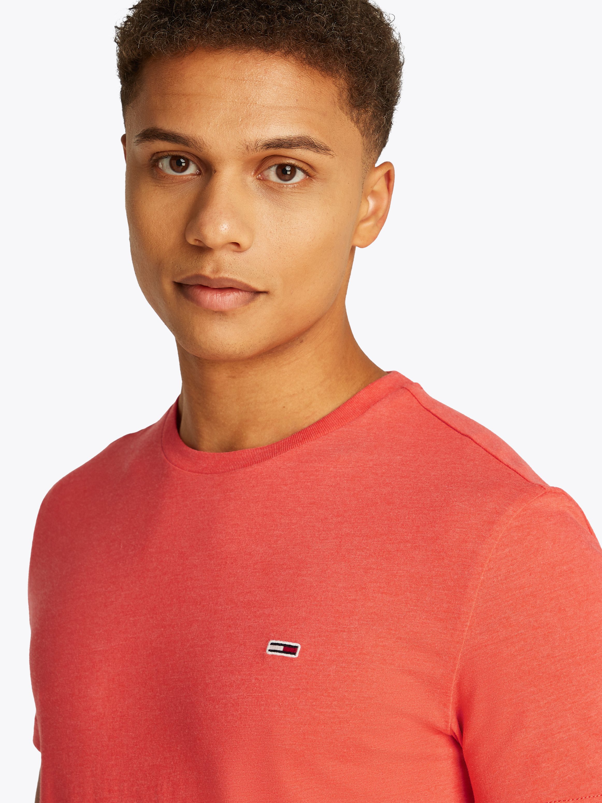 TOMMY JEANS T-shirt TJM XSLIM JASPE HTR TEE EXT