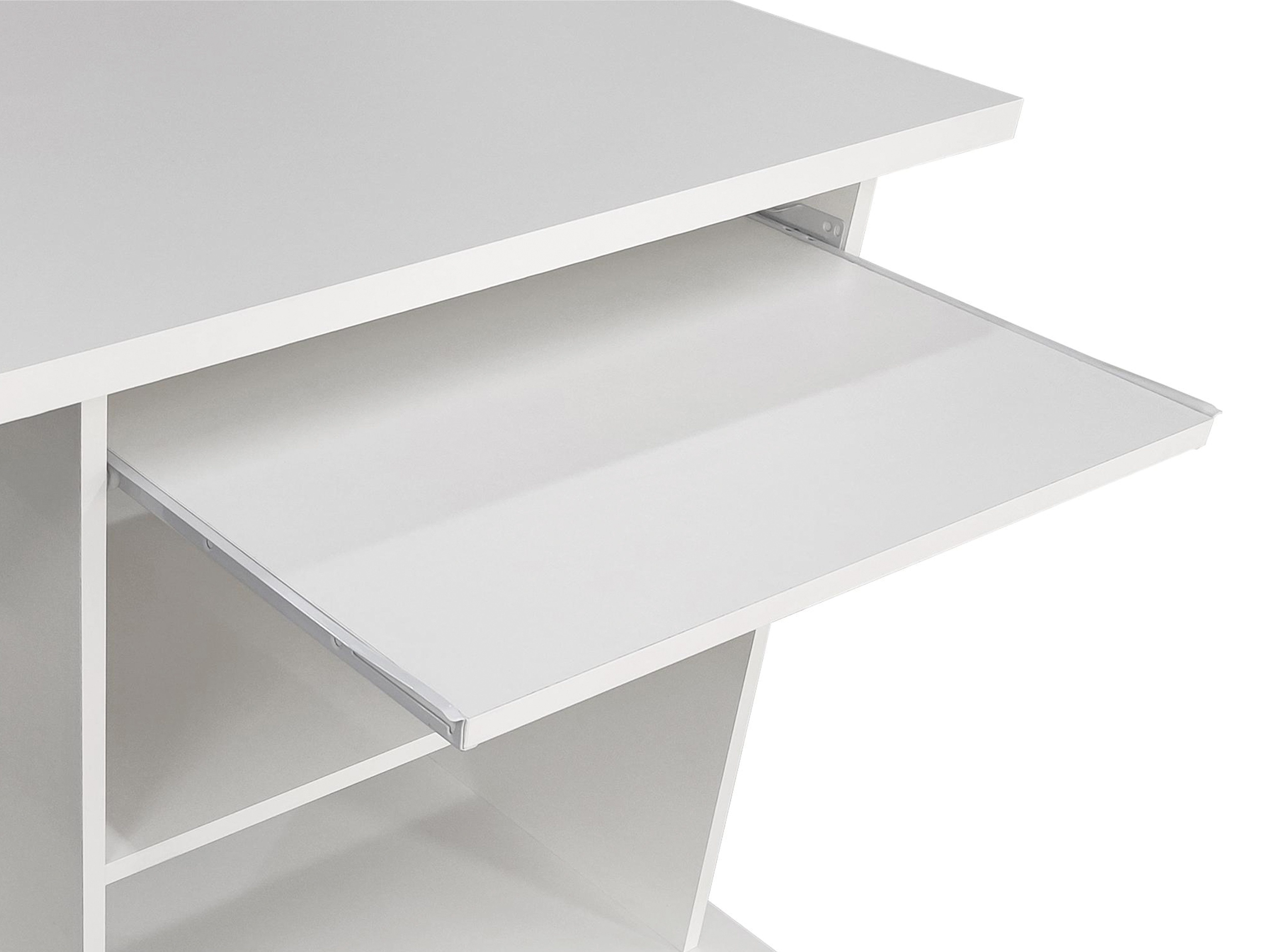 INOSIGN Pc-bureau LOKVE, Laptoptisch, Bureau, rollend, toetsenborduitrek, torenvak, printervak, hoogte 75 cm