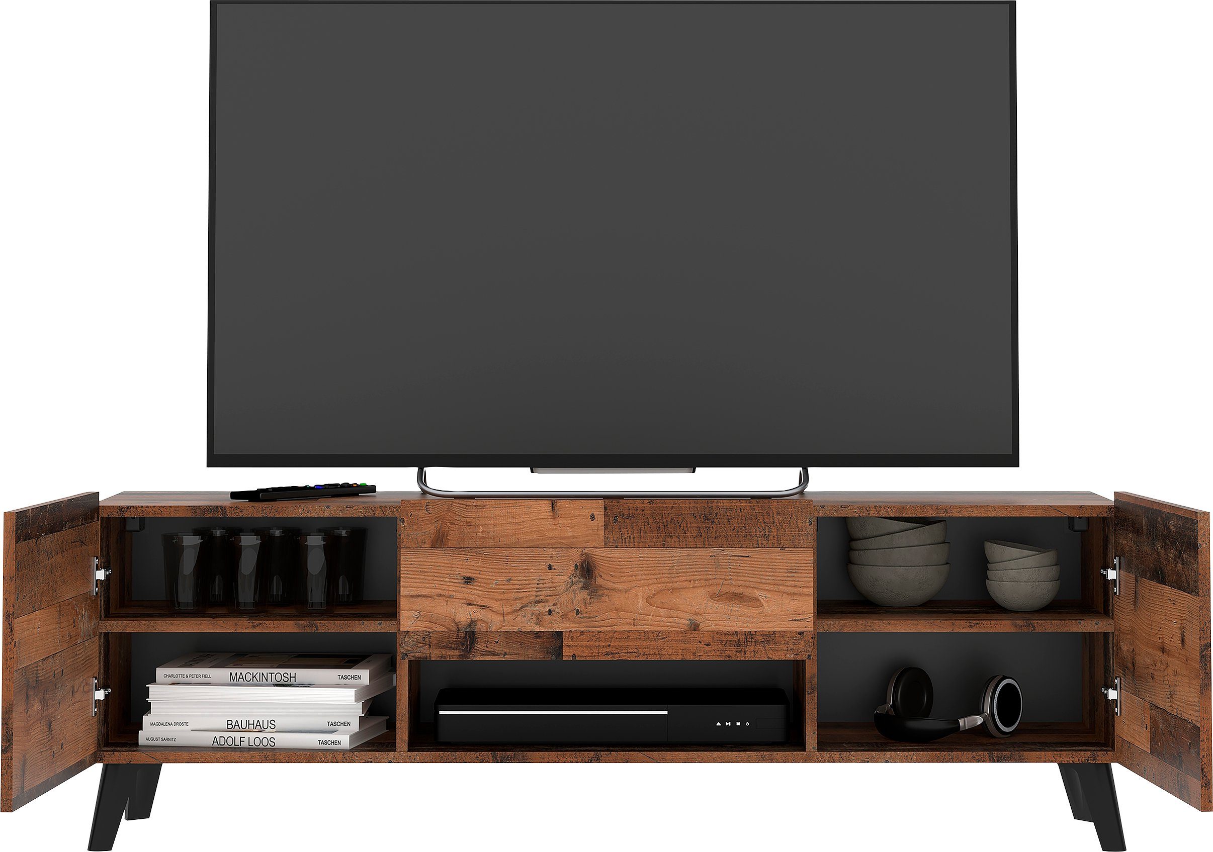 FMD Tv-meubel Brighton Breedte 140 cm