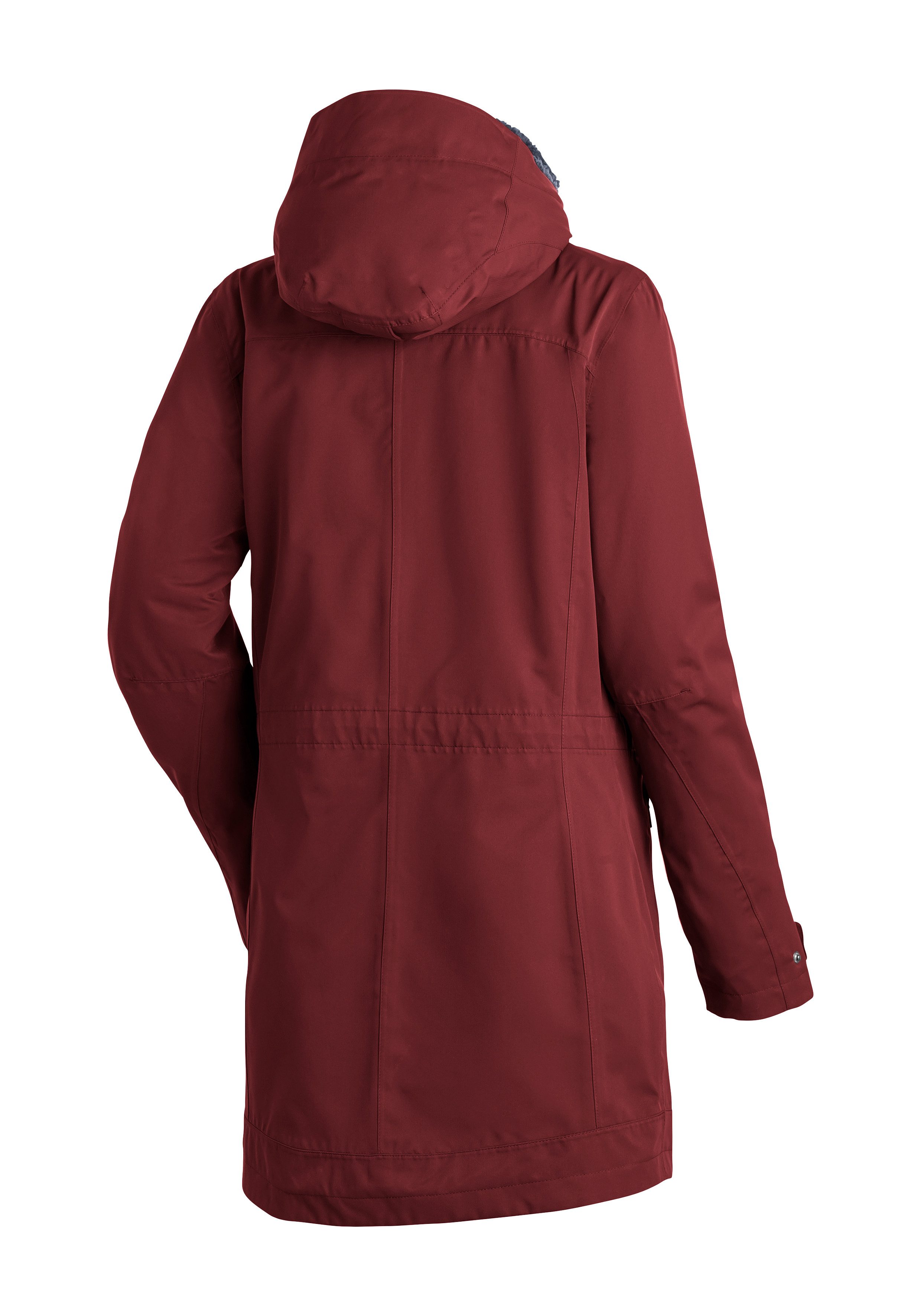 Maier Sports Outdoorjack GERDI Dames wandeljack, ademend waterdicht, 2-in-1 jack met capuchon