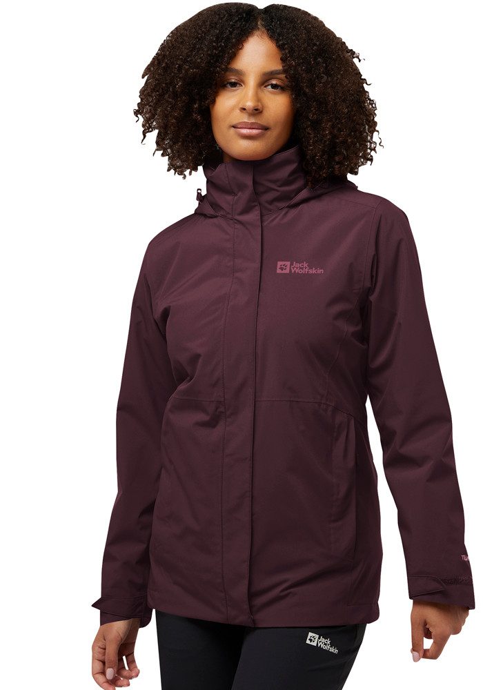 Jack Wolfskin Functioneel 3-in-1-jack ROTWAND 3IN1 JKT W