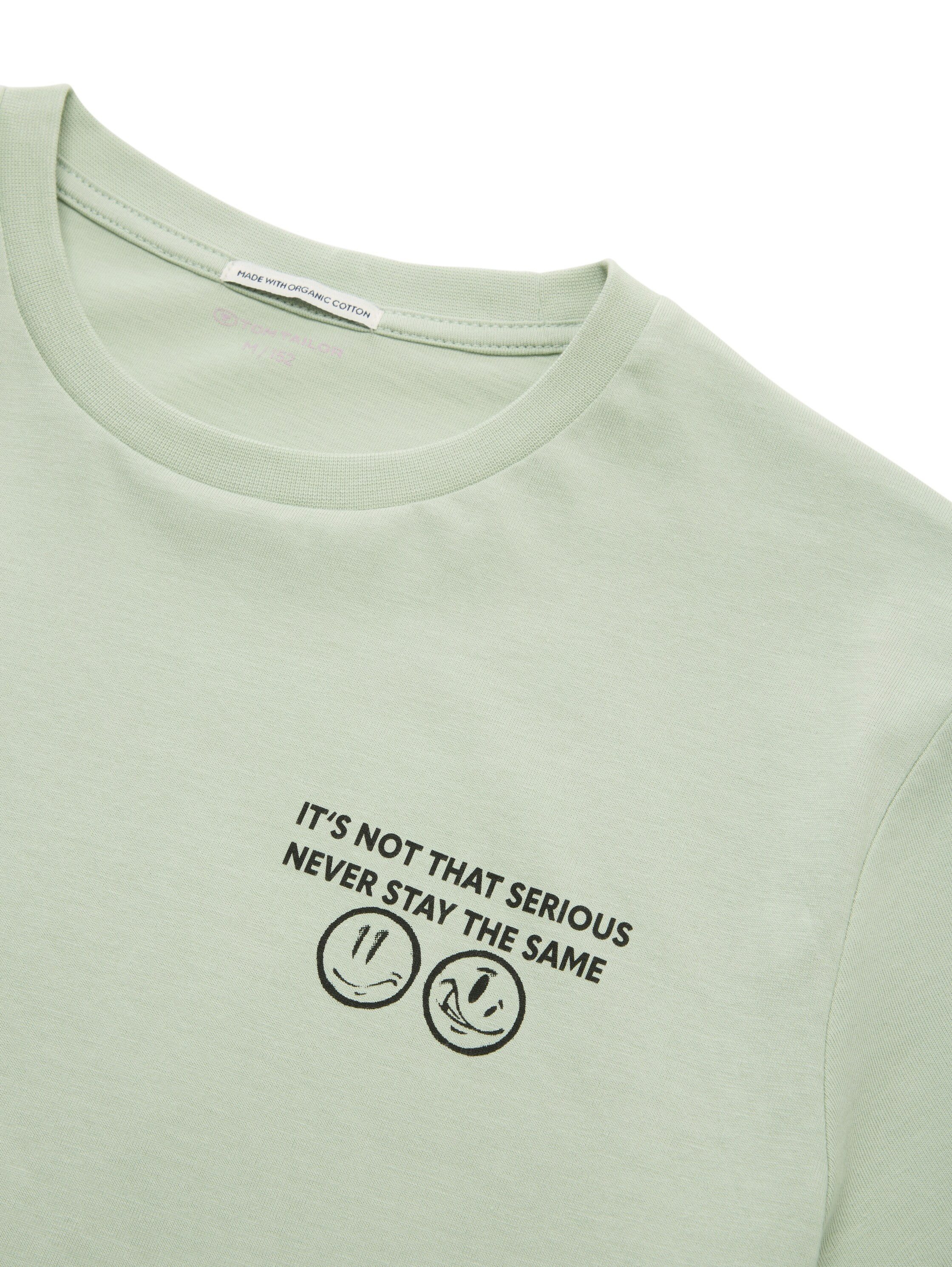 Tom Tailor T-shirt met voor- en achterkant print
