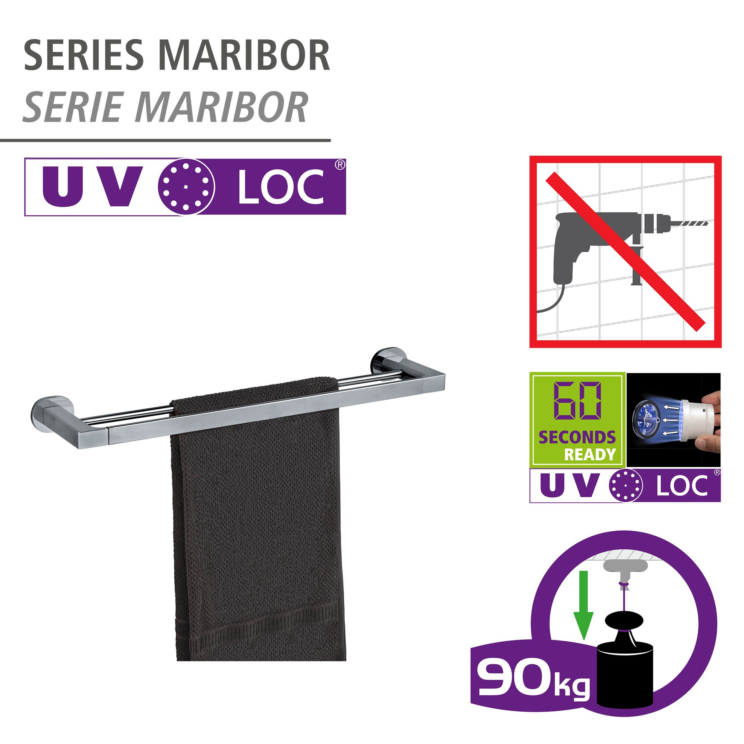 WENKO Handdoekstang UV-Loc® Maribor bevestigen zonder boren