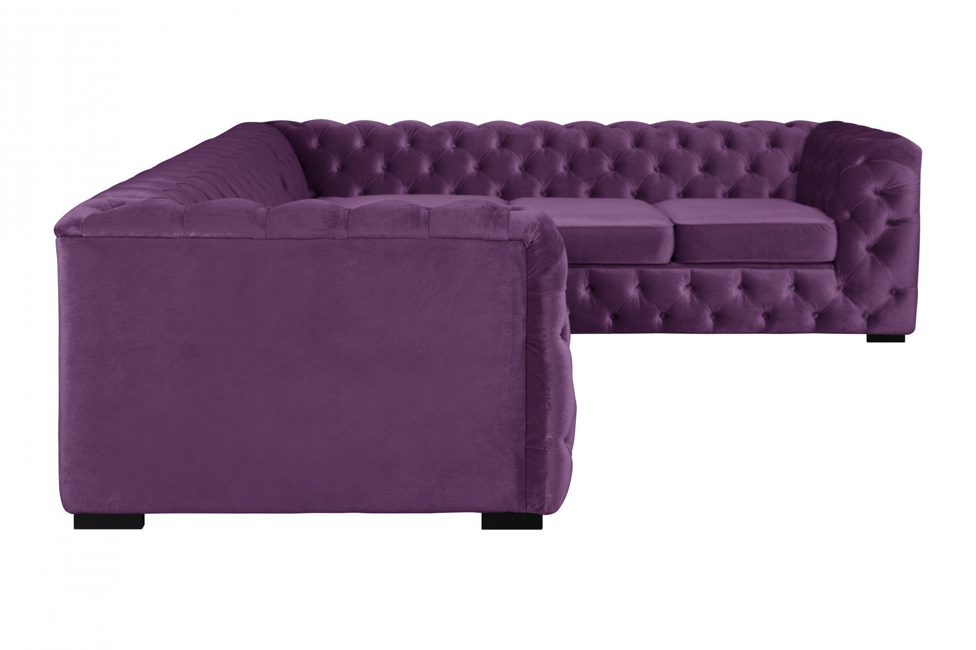 Guido Maria Kretschmer Home&Living Chesterfield-bank KALINA L-vorm hoogwaardig chesterfield design, zeer hoogwaardige afwerking