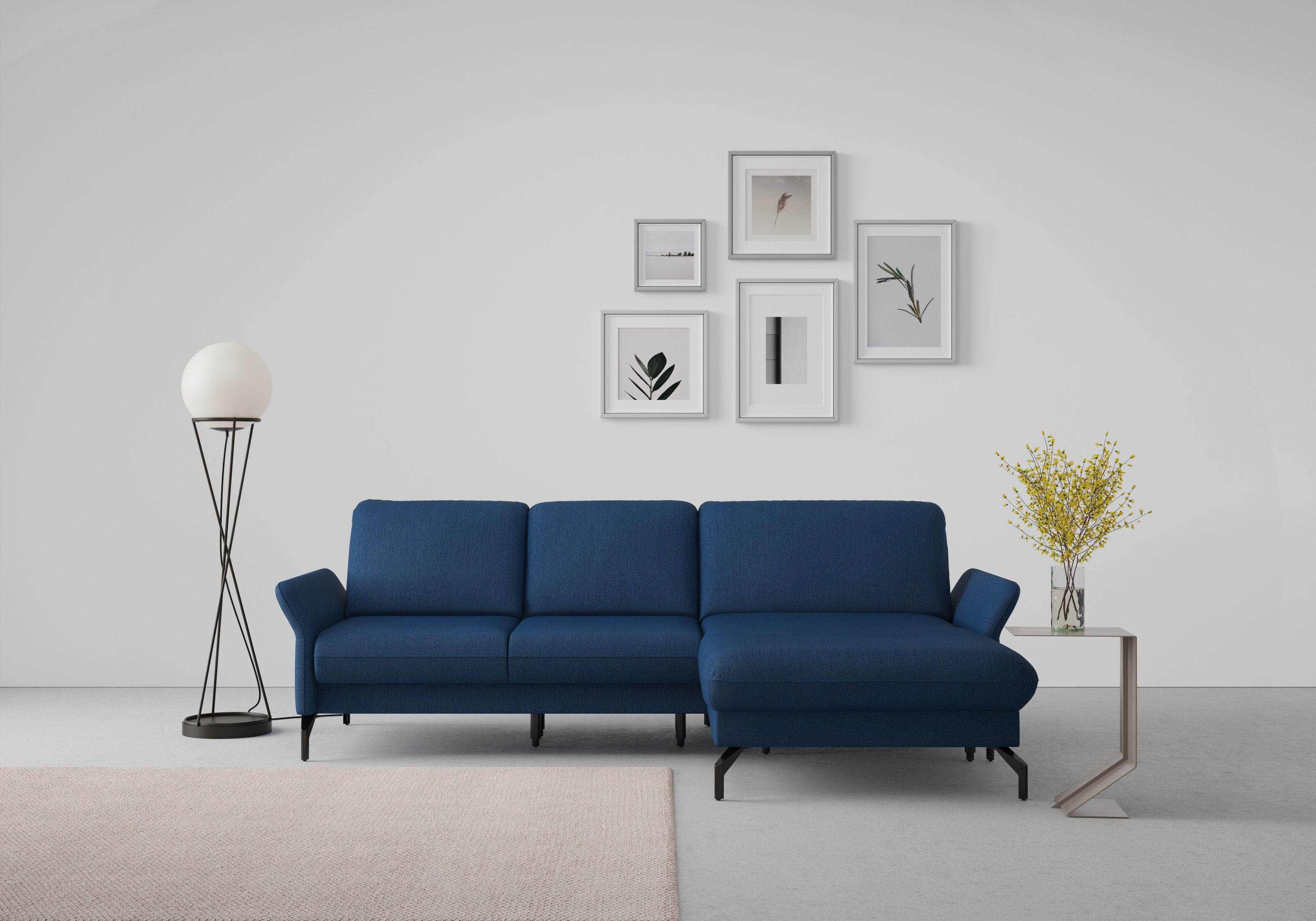 Sit&more Hoekbank Fashion L-vorm naar keuze met verstelbare hoofdsteun en uittrekzitting, motorisch