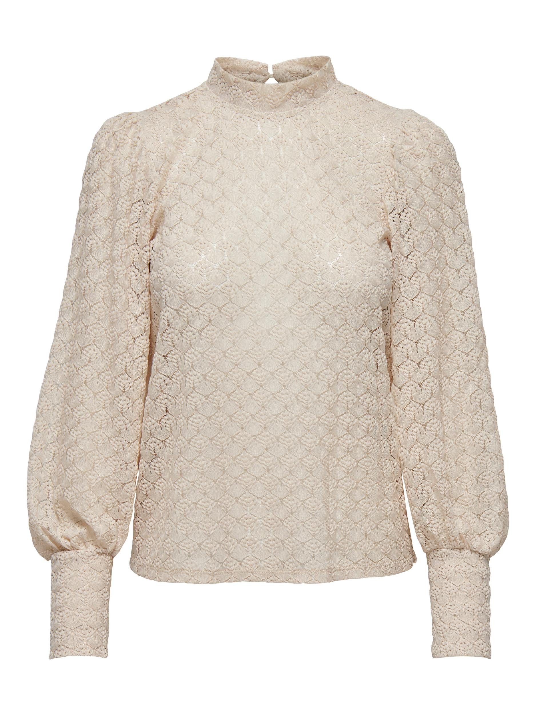 JDY Shirt met lange mouwen JDYAVERY L/S LACE TOP JRS NOOS