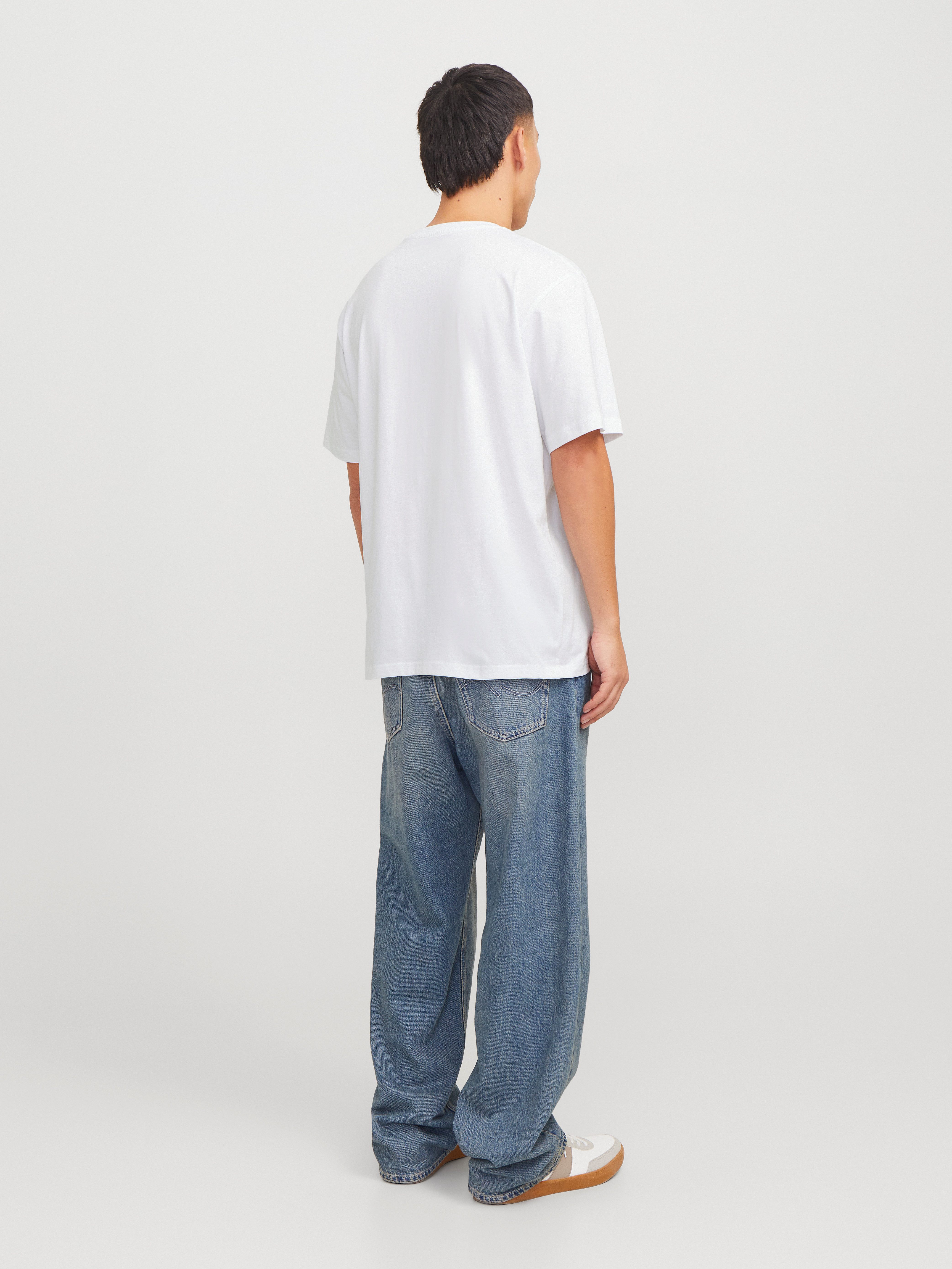 Jack & Jones Shirt met korte mouwen JORVESTERBRO PICTURE TEE SS CREW NECK SN