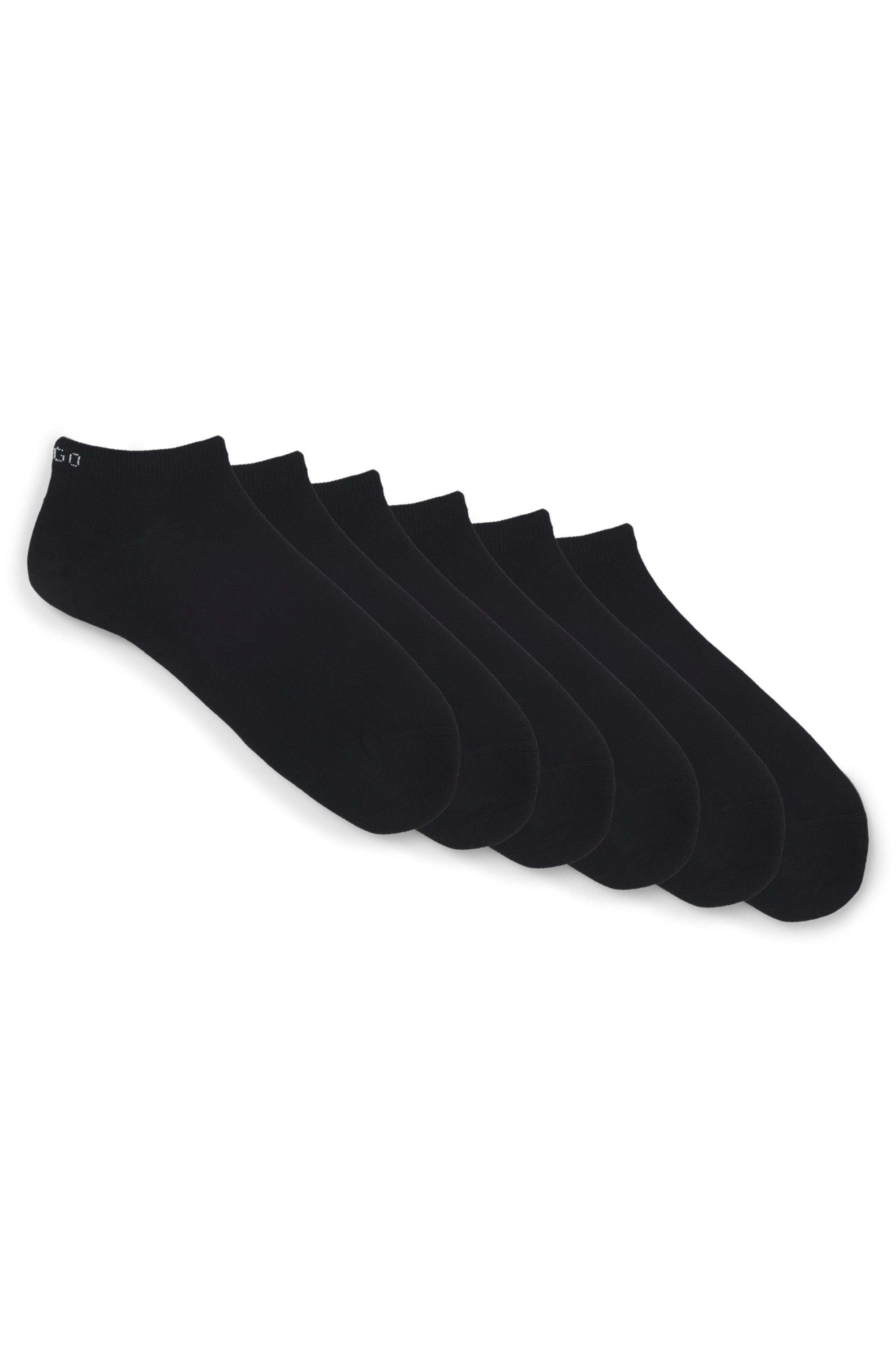 HUGO underwear Sneakersokken Socken 6P AS UNI CC W 10 met merkopschrift op de boorden (6 paar)