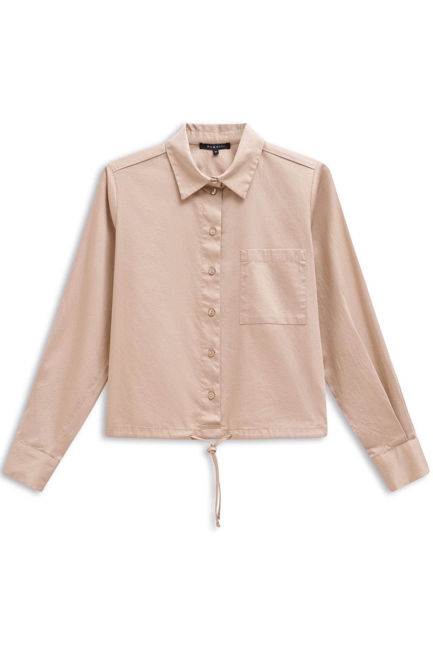 Bugatti Blouse met lange mouwen met koord in de zoom