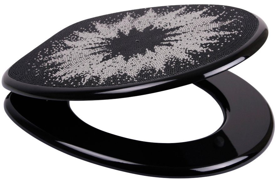Sanilo Toiletzitting Crystal Nova met soft-closemechanisme